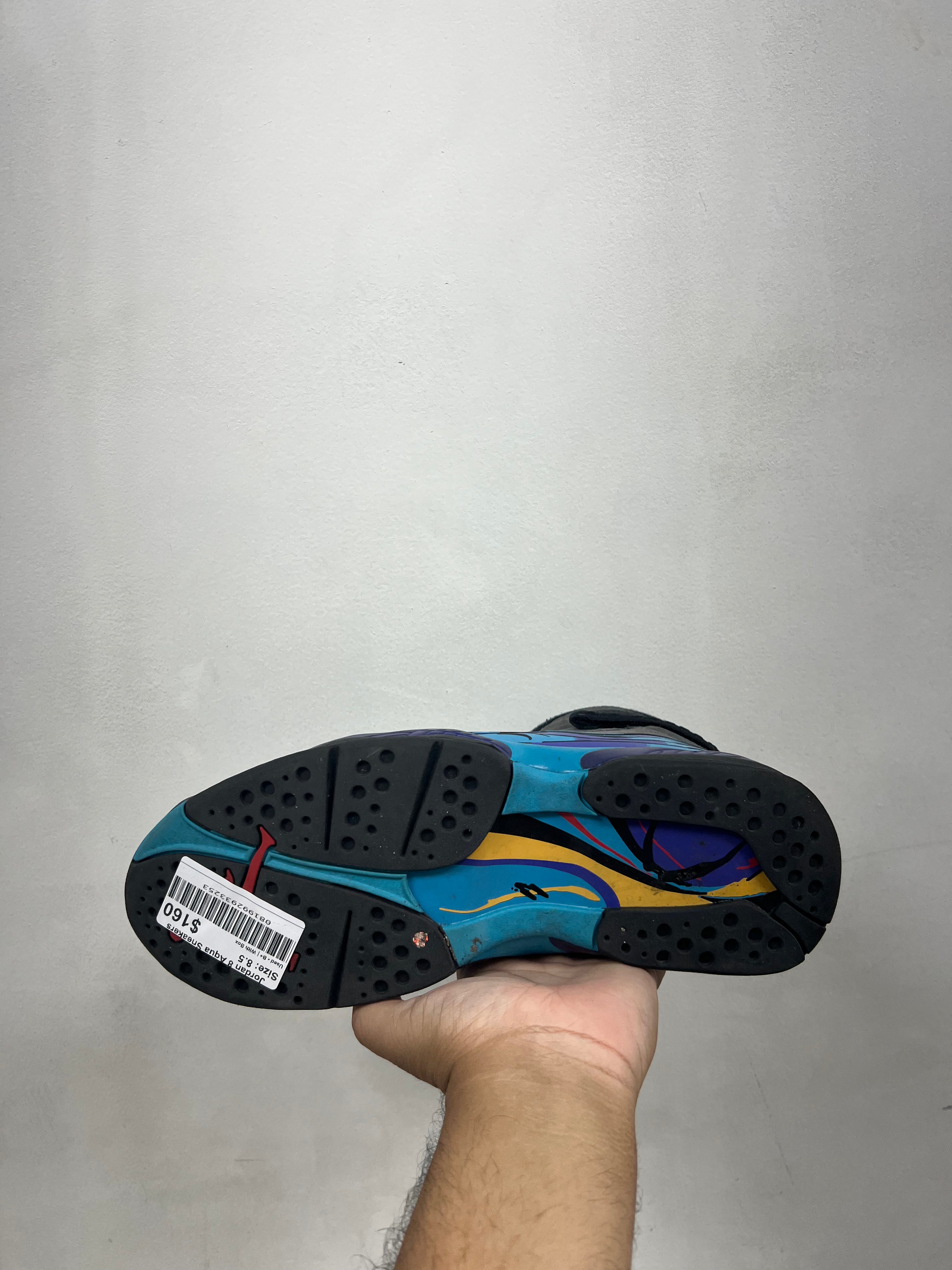 Jordan 8 Aqua Sneakers