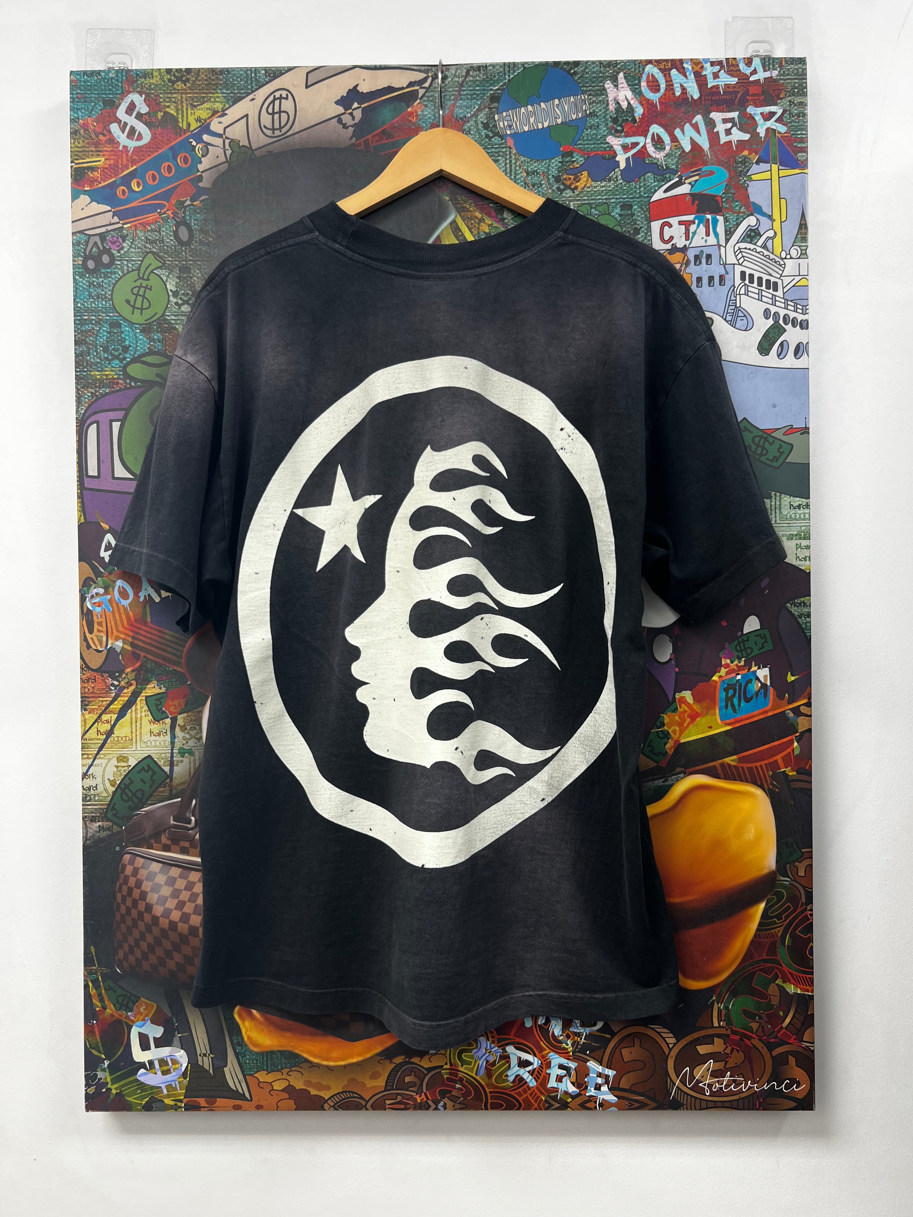 Hellstar Black Classic Logo Tee