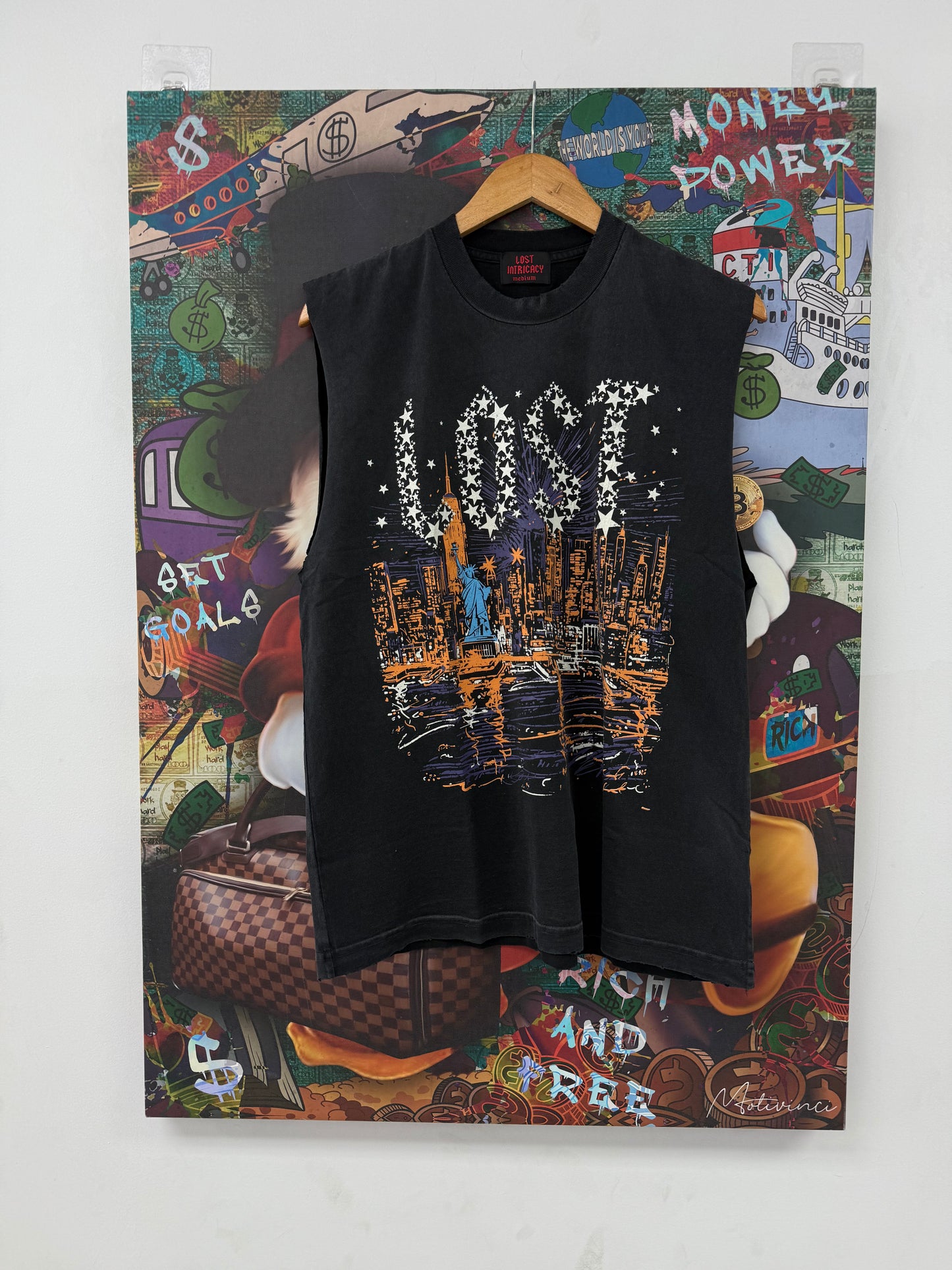 Lost Intricacy Starlit City Sleeveless Tee (L XL XXL) New