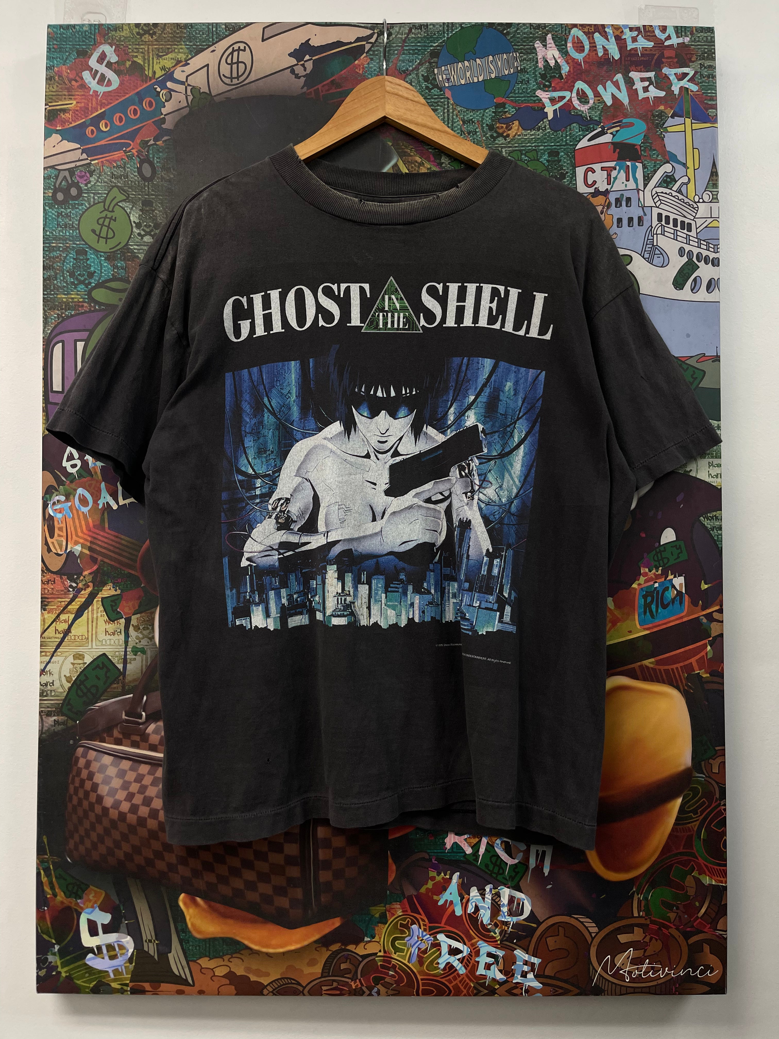 Saint Michael Ghost In The Shell Grey Tee
