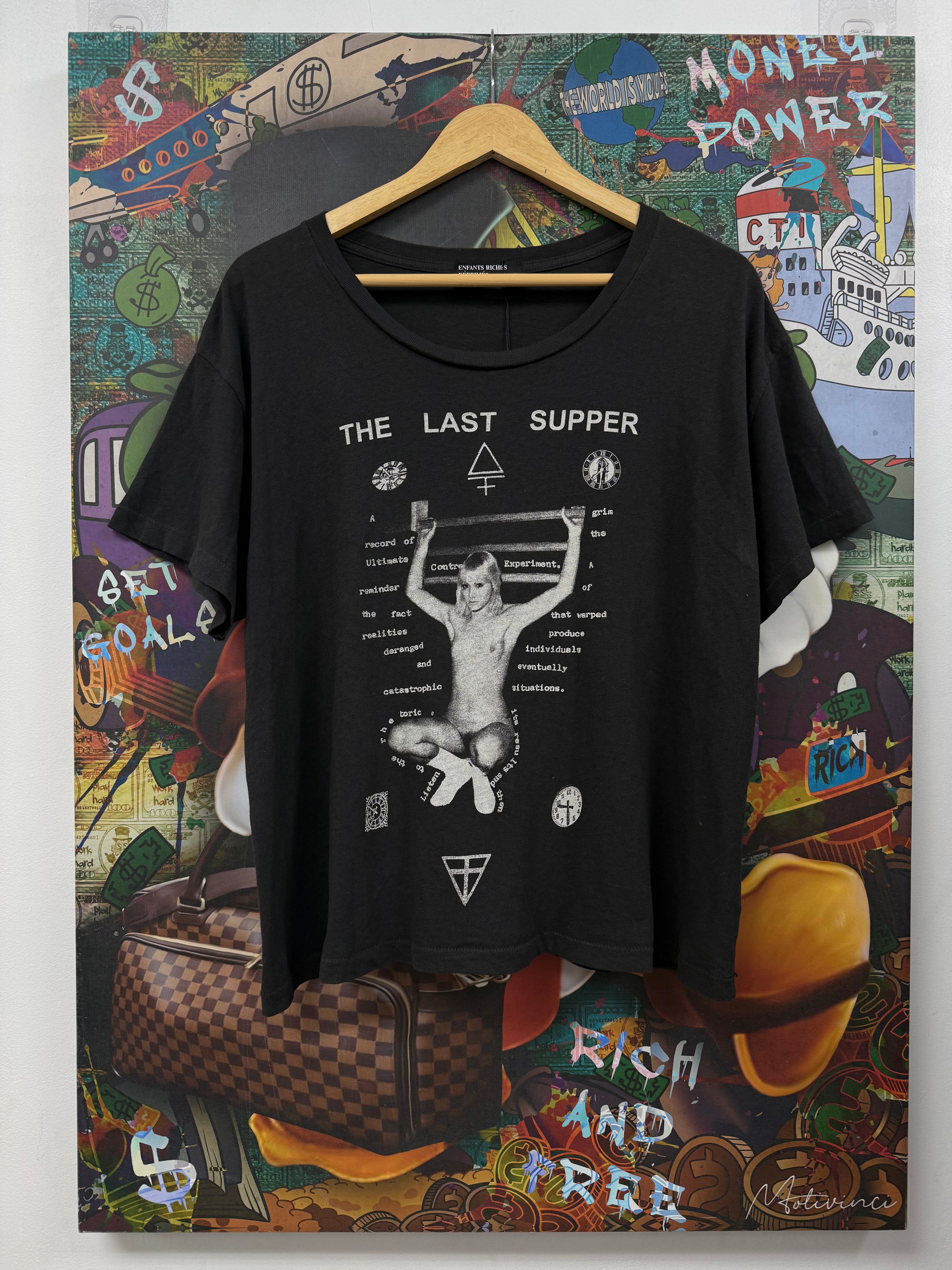 ENFANTS RICHES DÉPRIMÉS Black Last Supper Tee