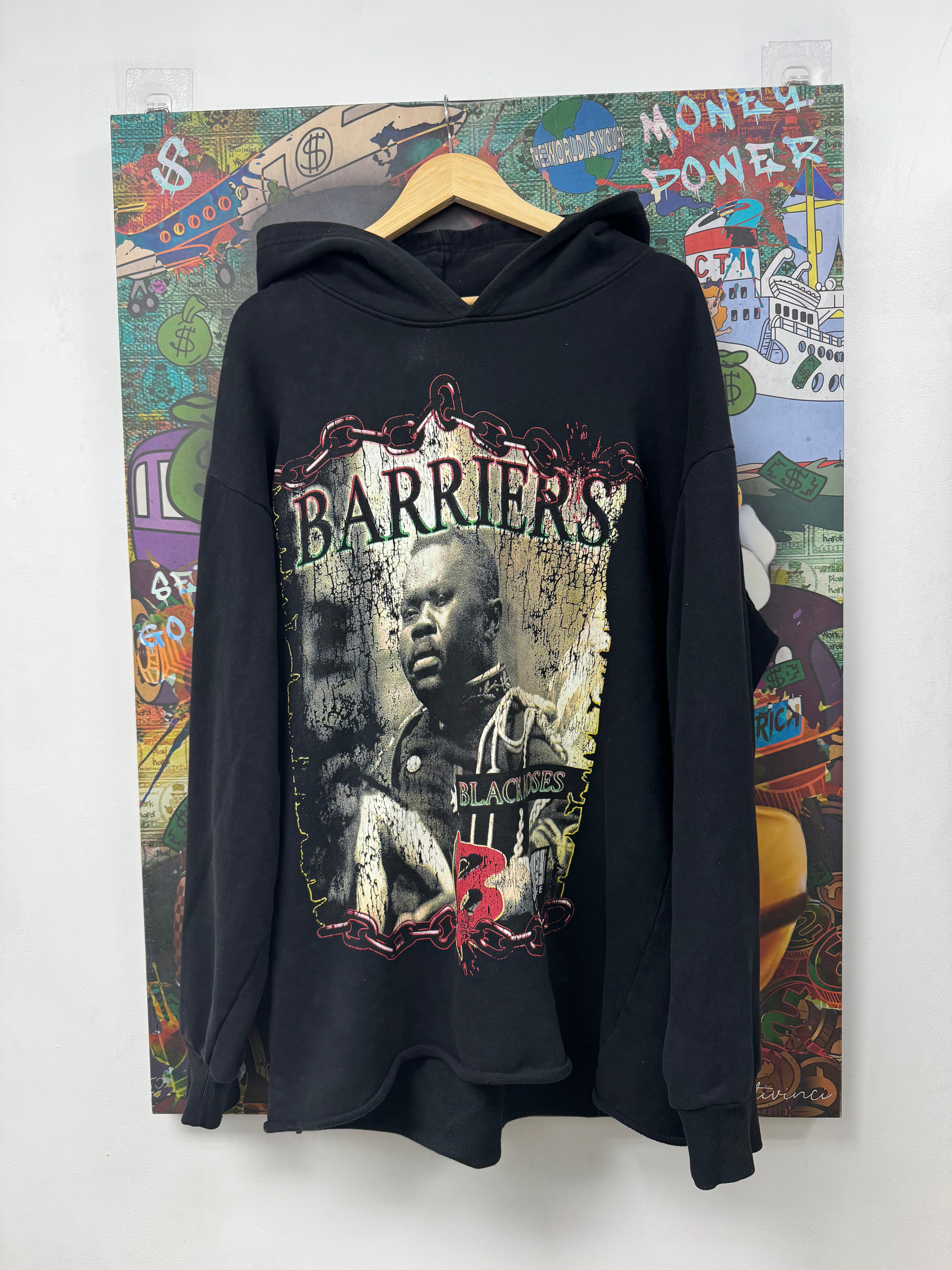 Barriers Black Moses Hoodie