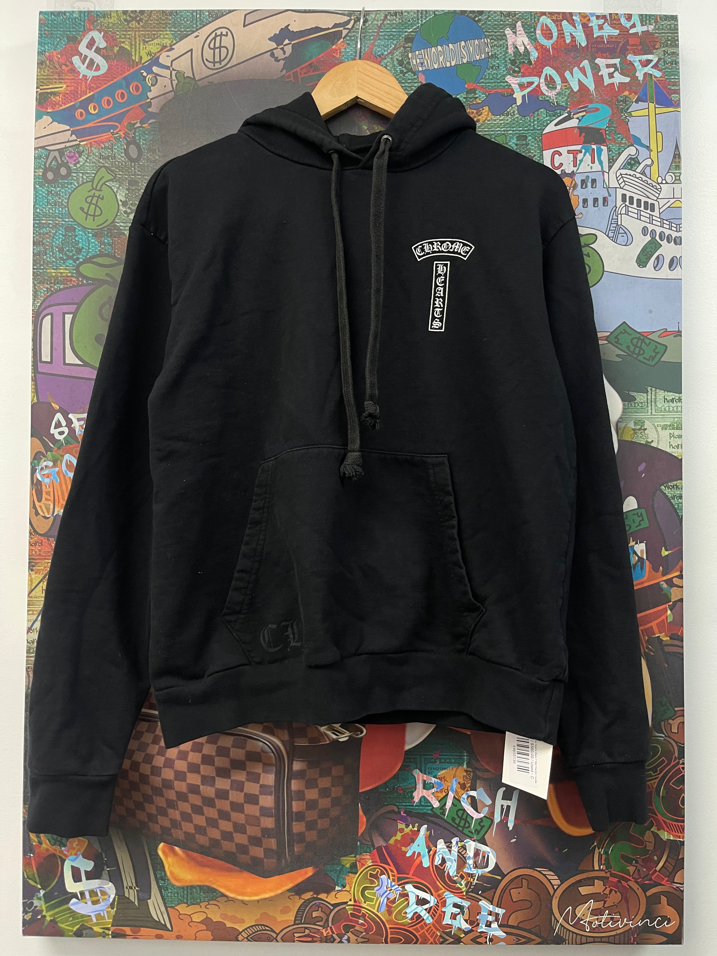 Chrome Hearts Black T Bar Hoodie Hoodie