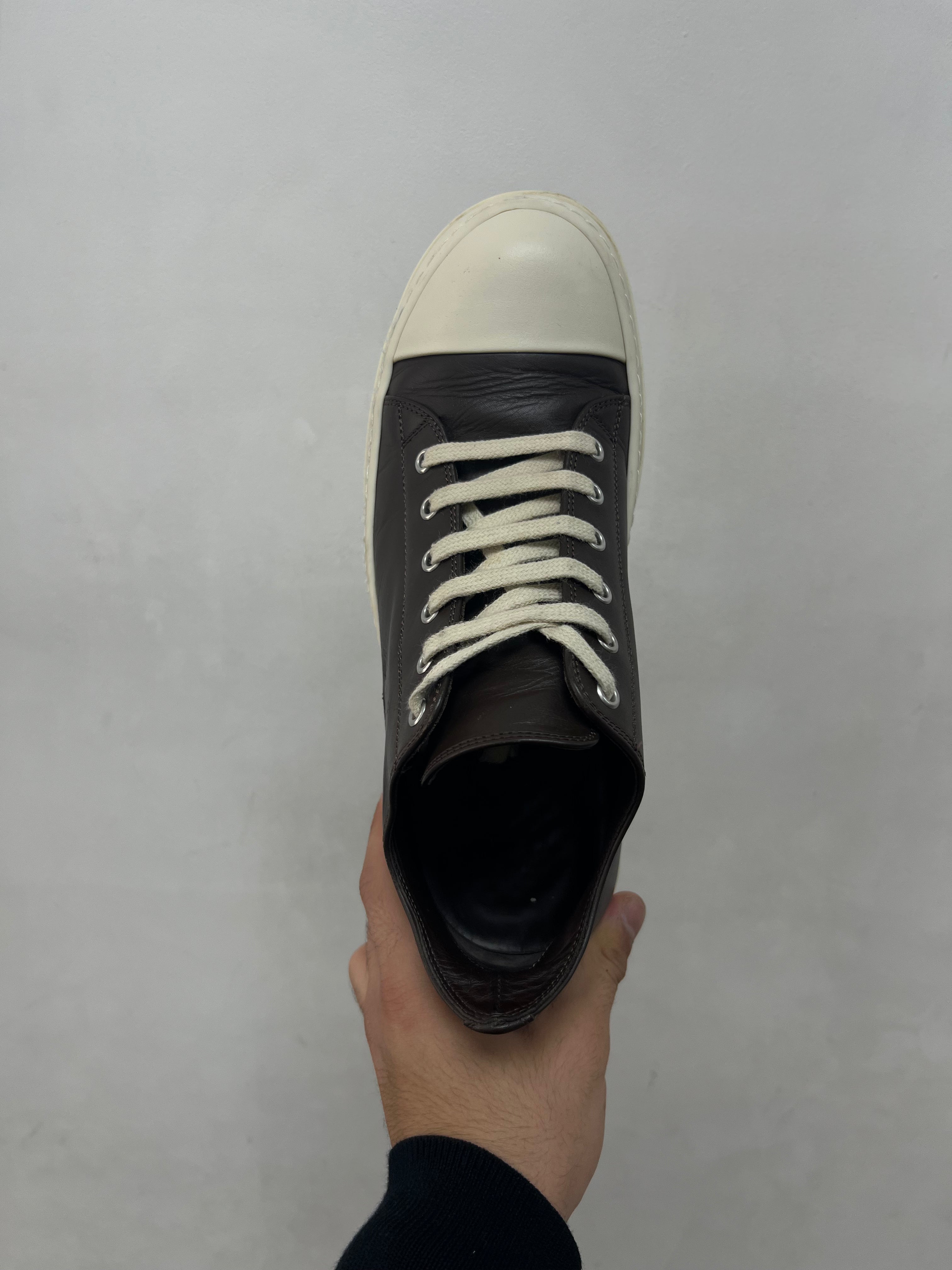 Rick Owens Brown Mainline Ramone Low Sneakers
