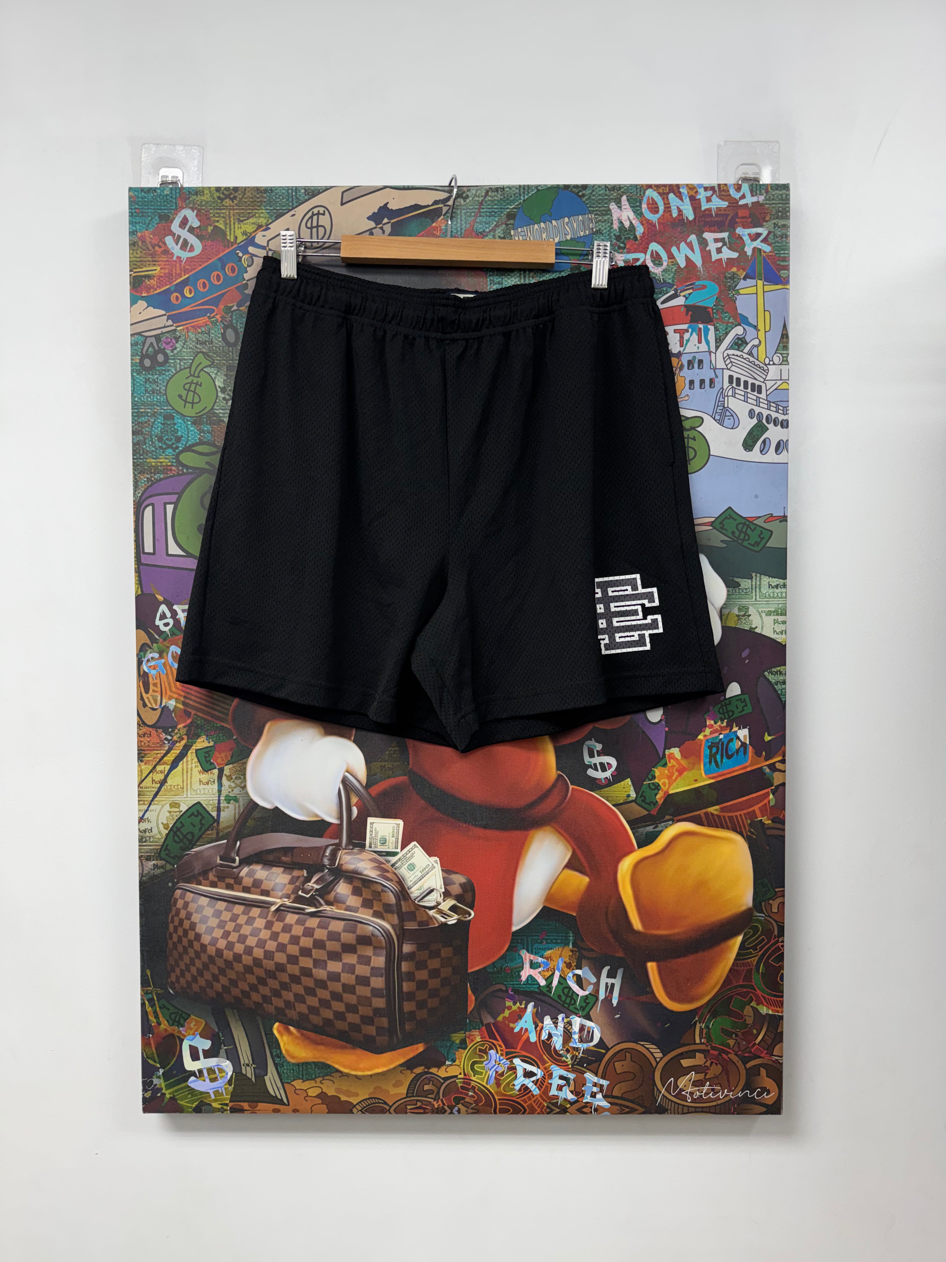 Eric Emanuel Black White Shorts