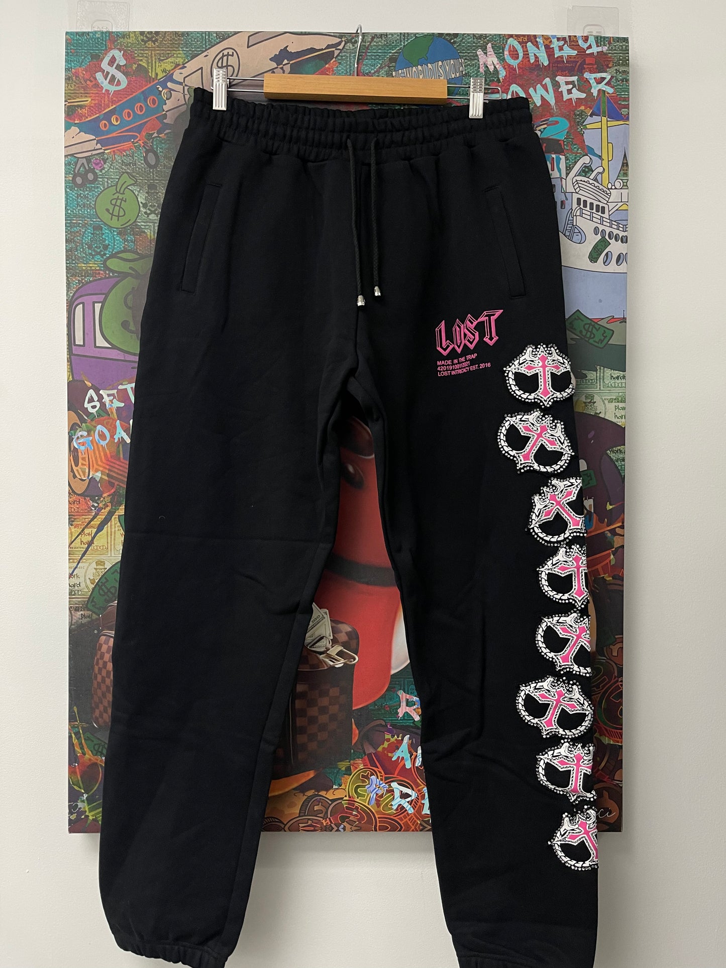 Lost Intricacy Pink Mitt Sweats New