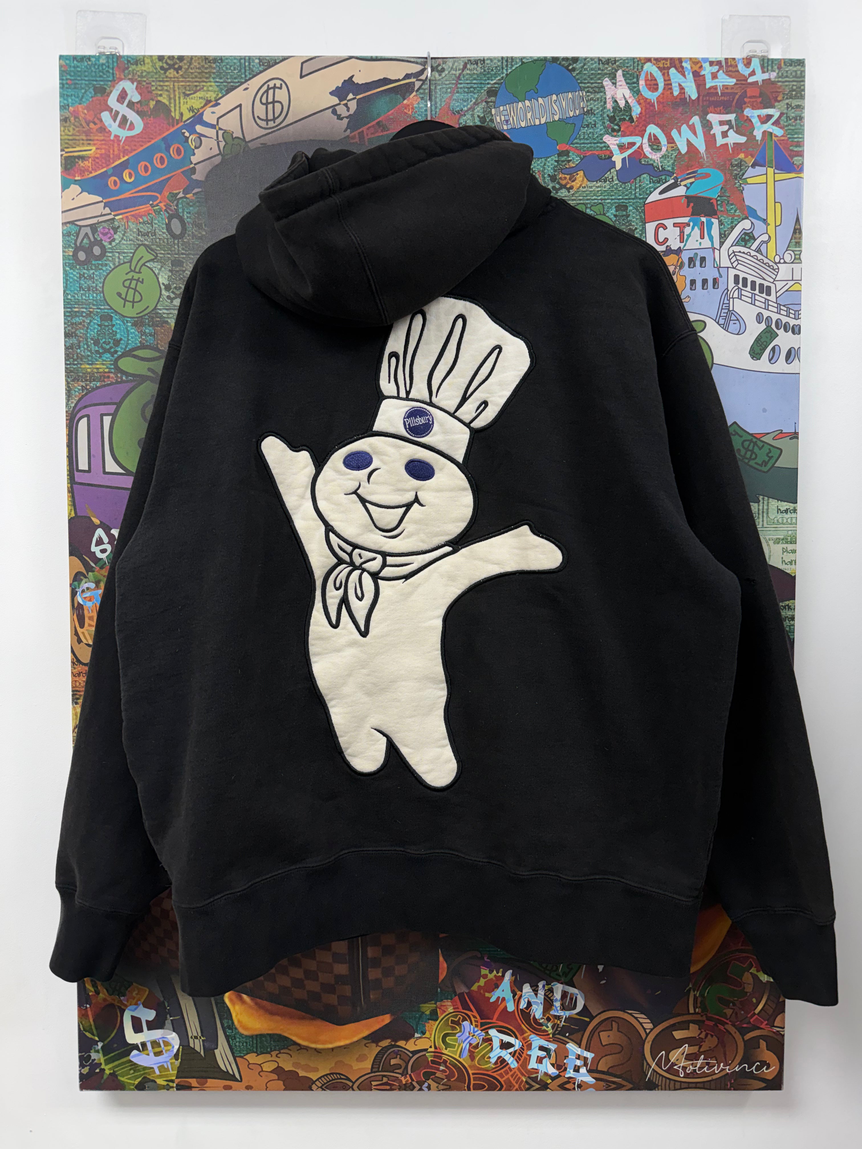 Supreme Black Pillowboy Zip Up Hoodie