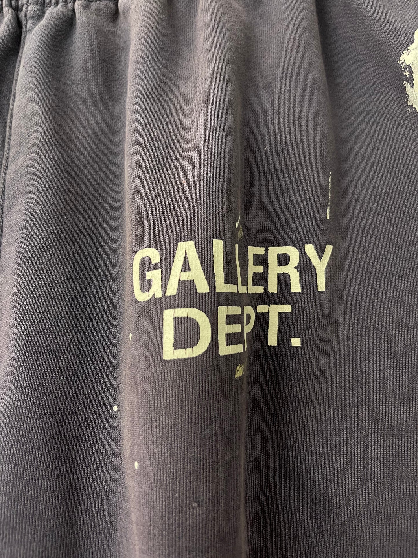 Gallery Dept Navy Paint Splatter Flares Used