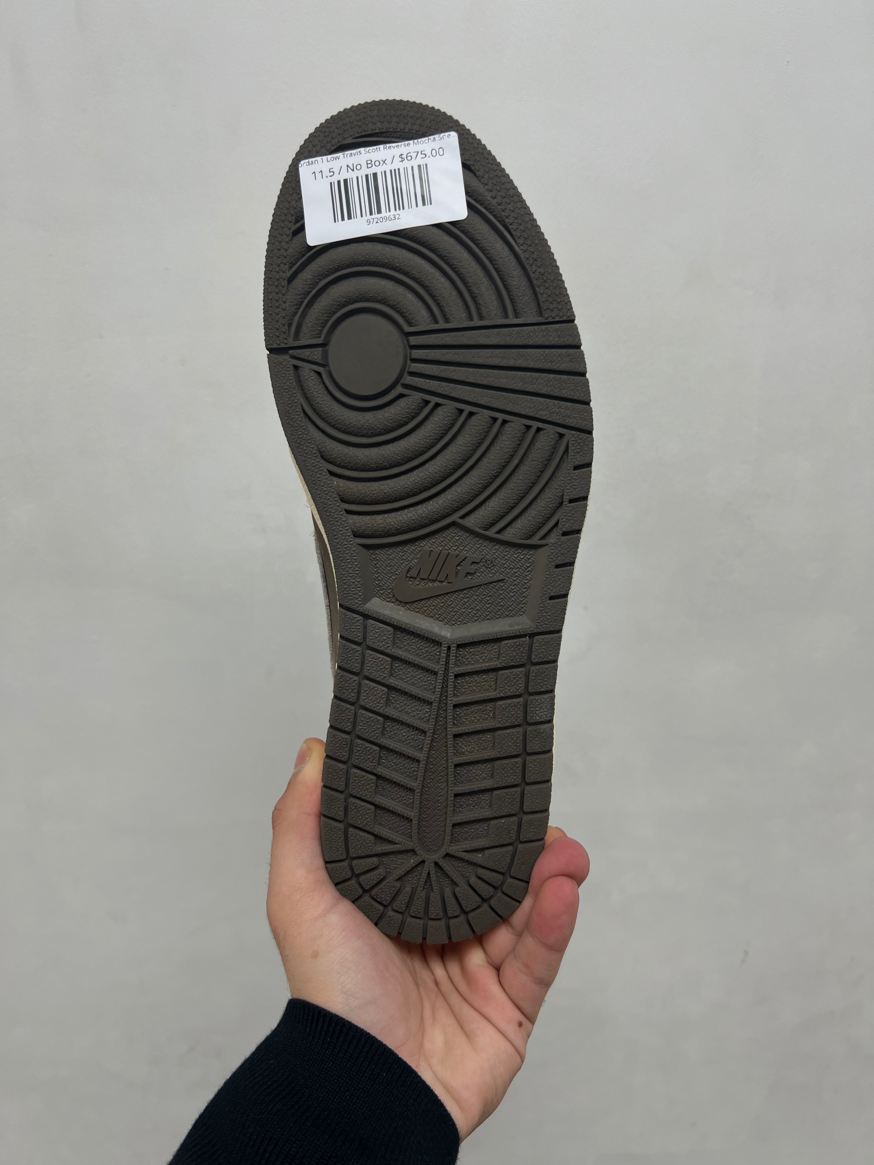 Jordan 1 Low Travis Scott Reverse Mocha Sneakers