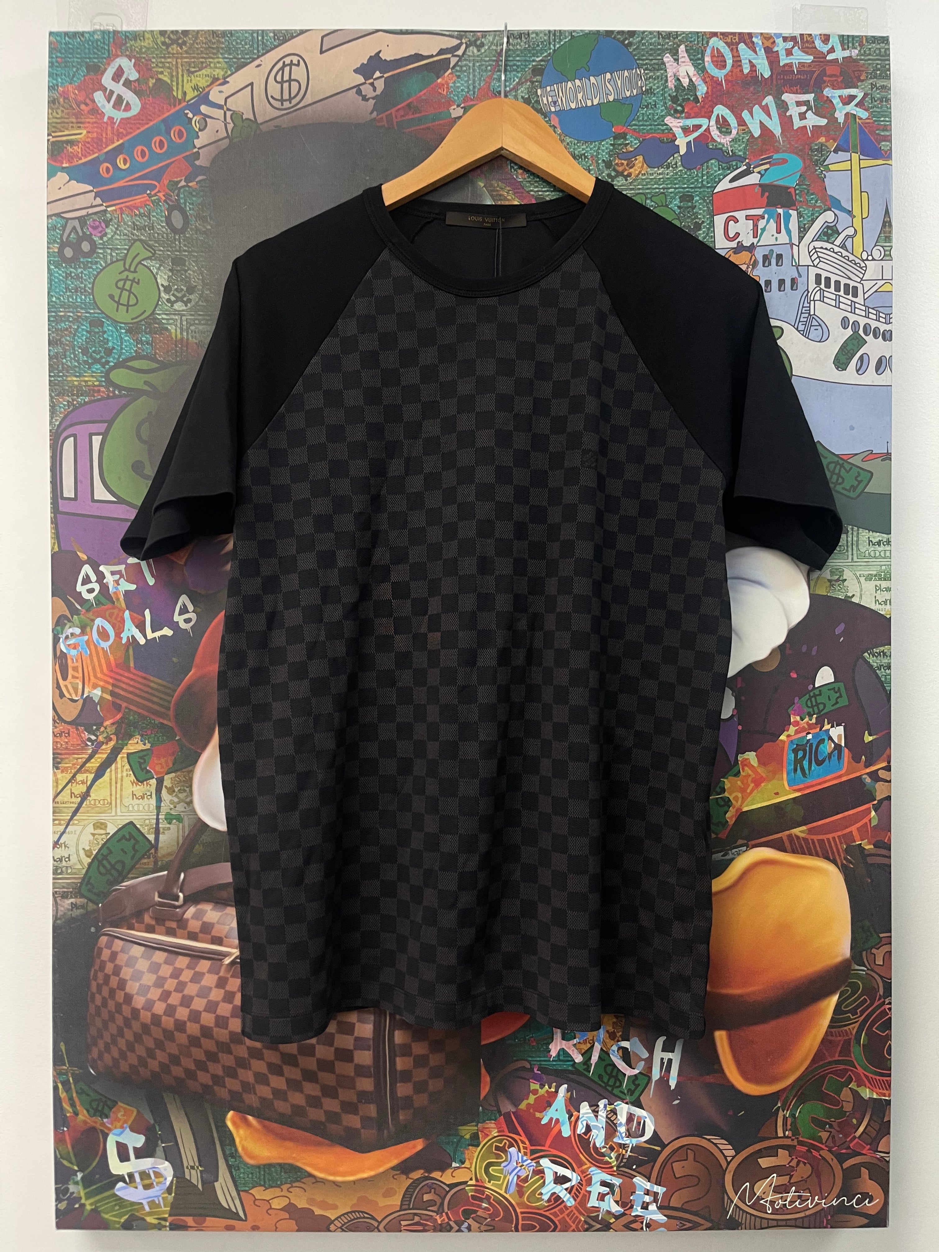 Louis Vuitton Black Damier Tee