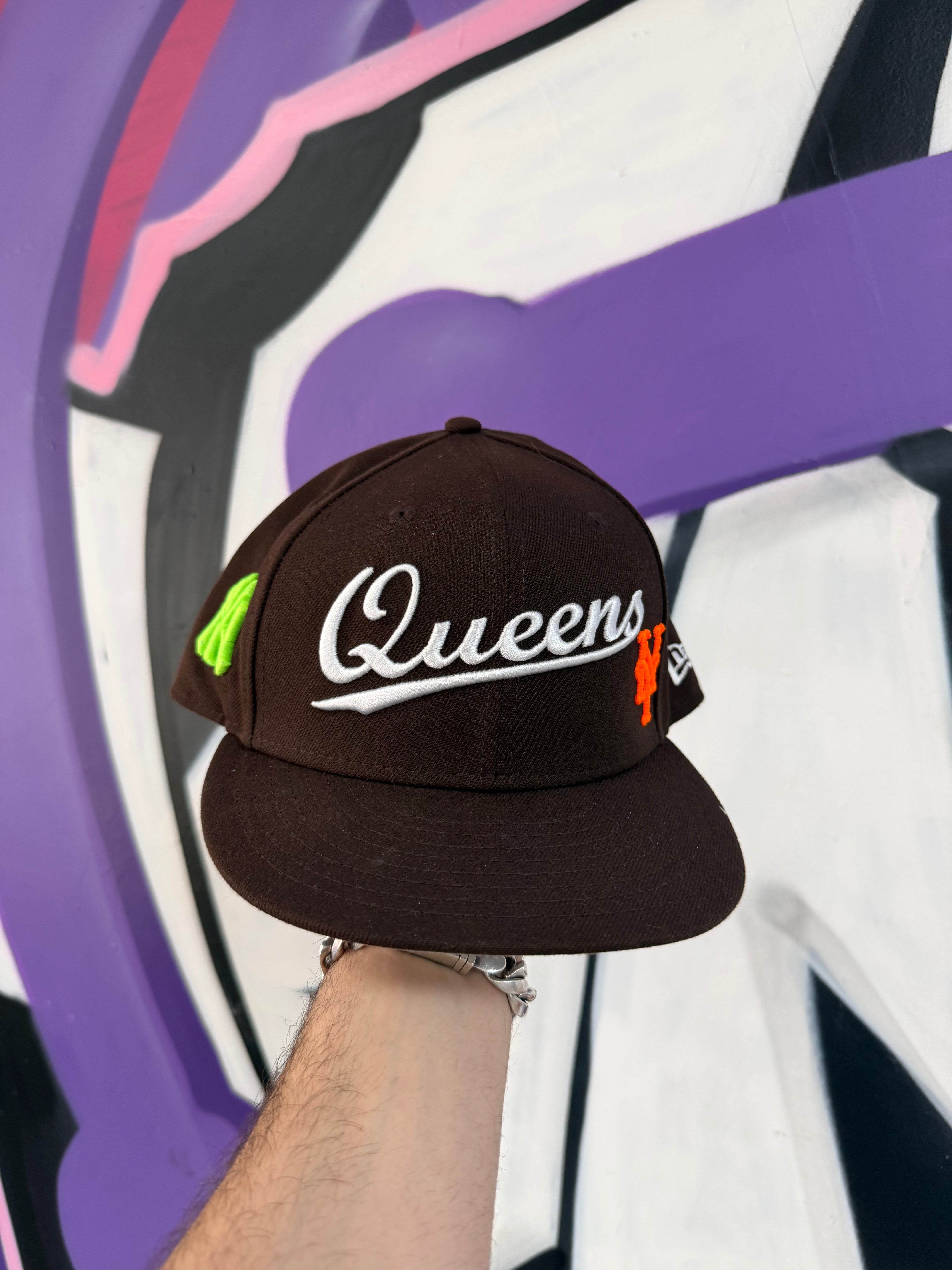 Slow Bucks Brown Queens Fitted Hat