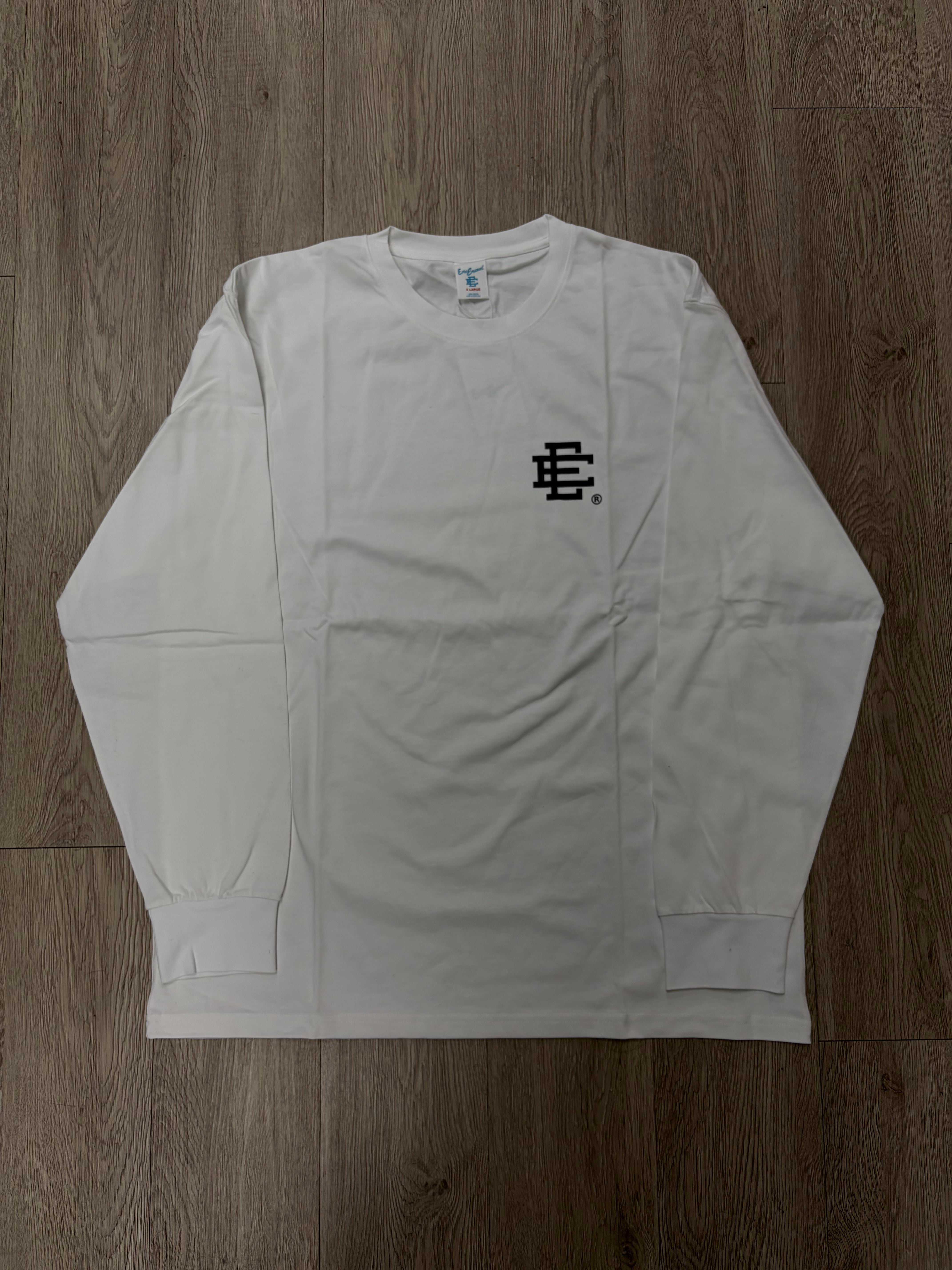 Eric Emanuel White Black Long Sleeve