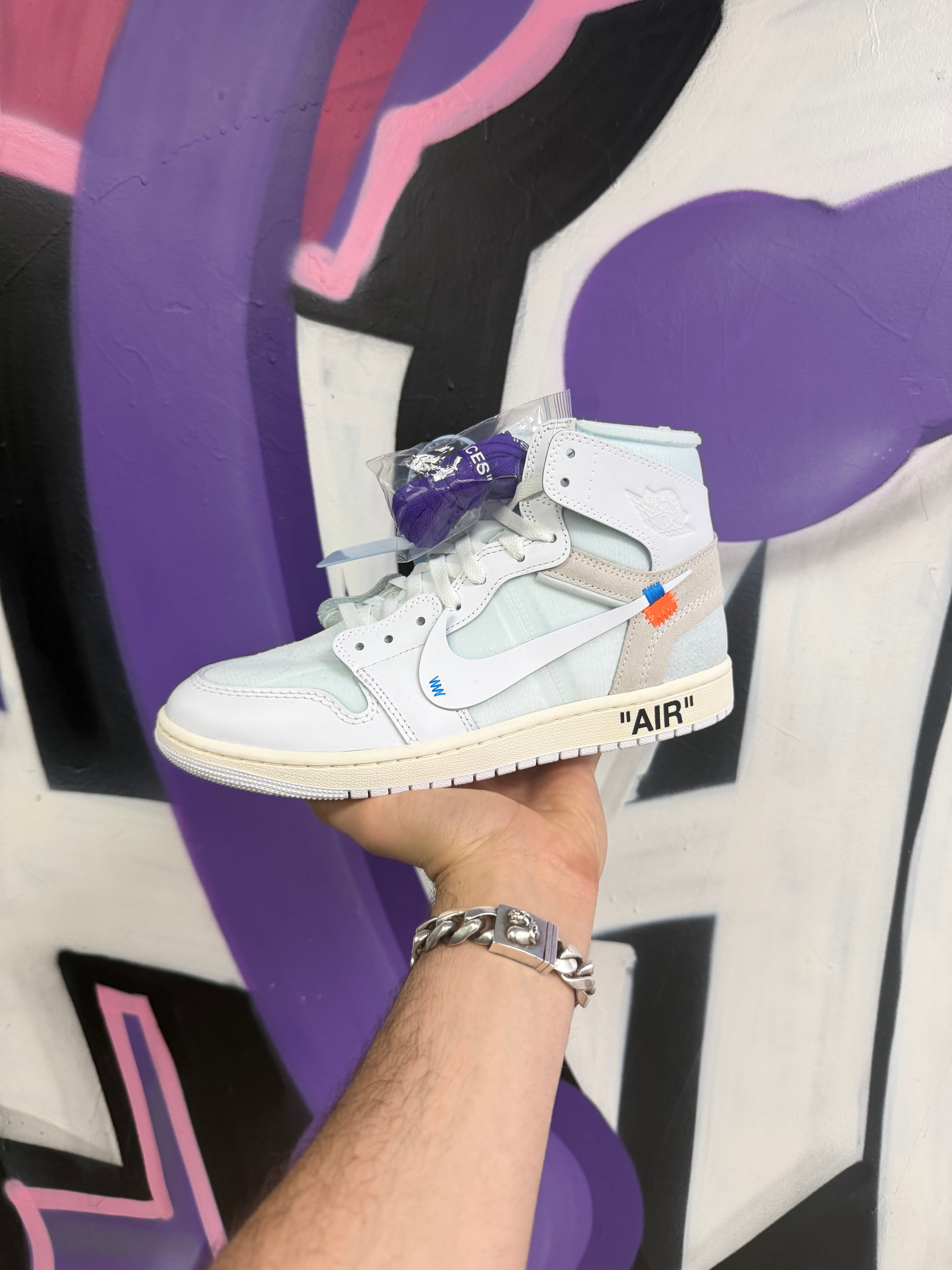 Nike Jordan 1 Virgil Ablo Alaska Sneakers