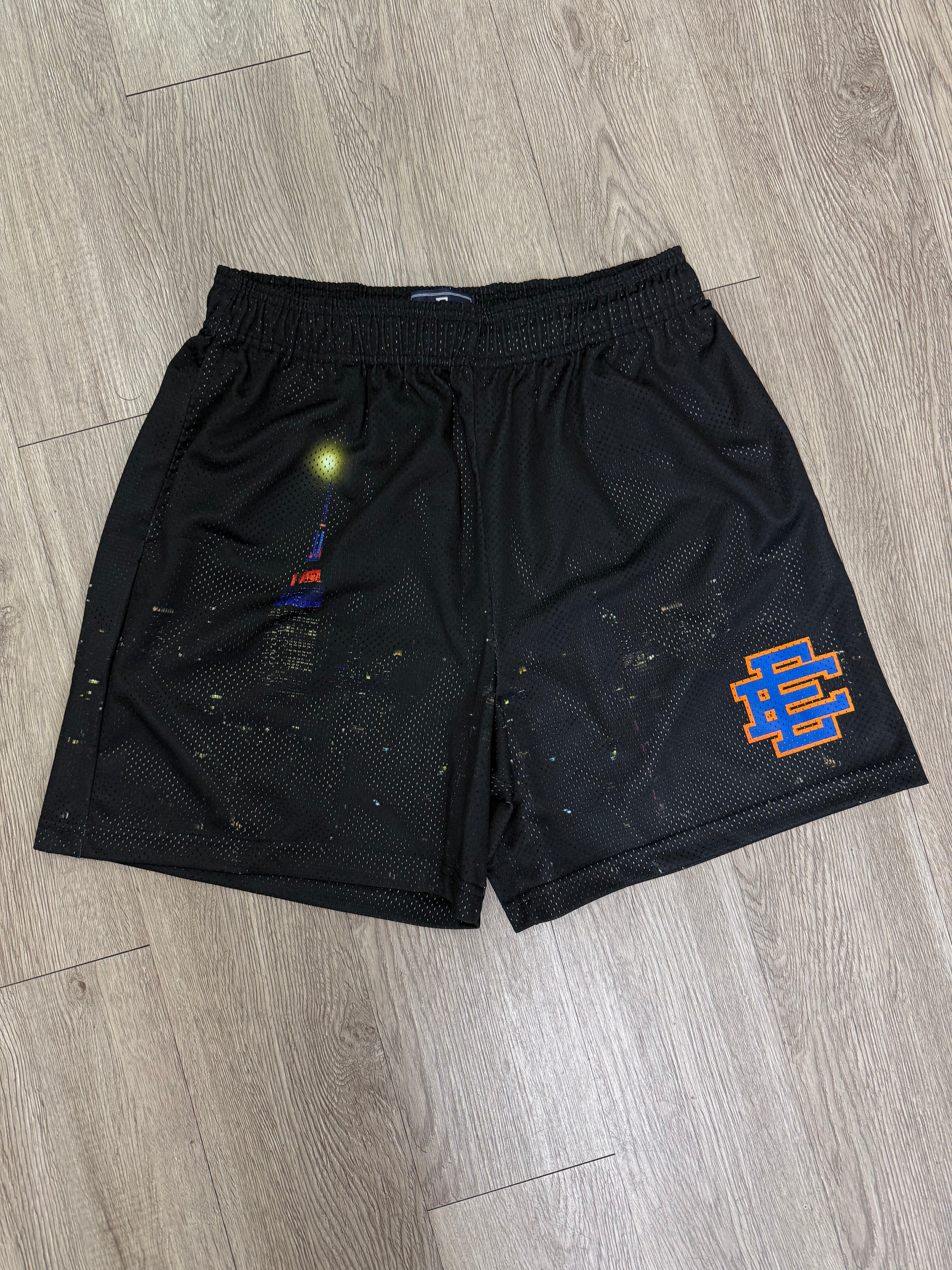 Eric Emanuel Black Skyline Shorts