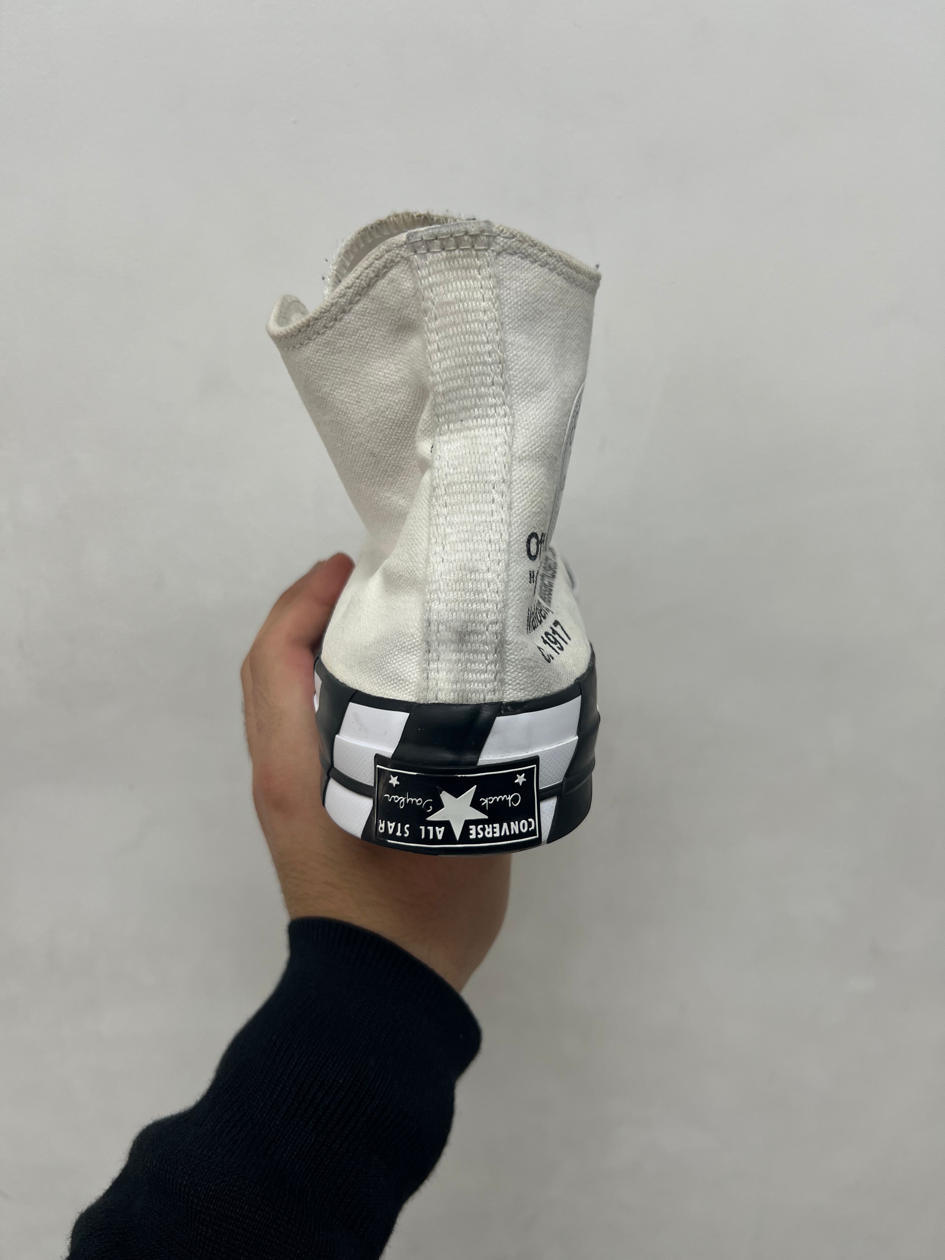 Off White Converse Chuck Hi 70 Sneakers