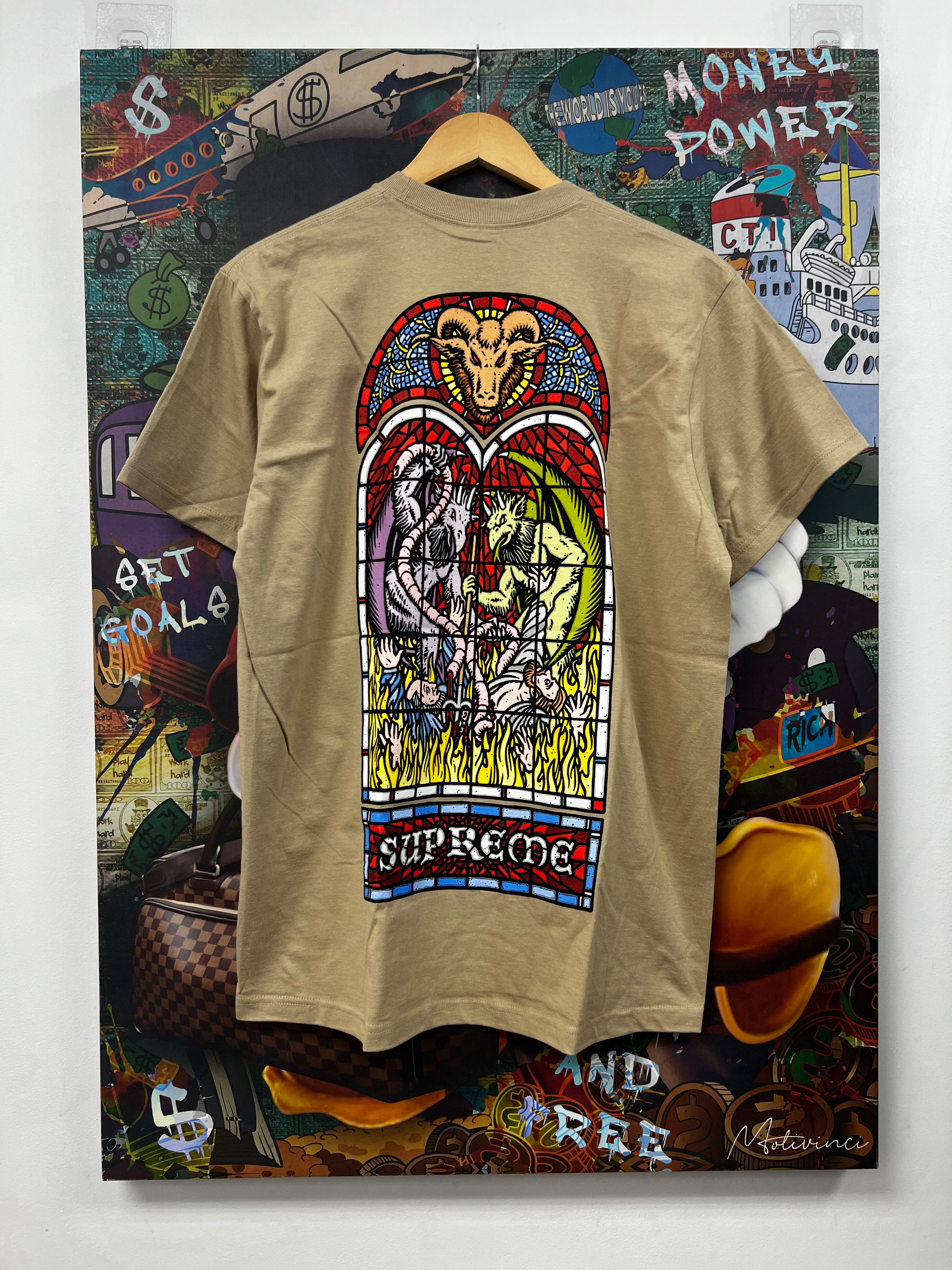 Supreme Khaki Worship Tee