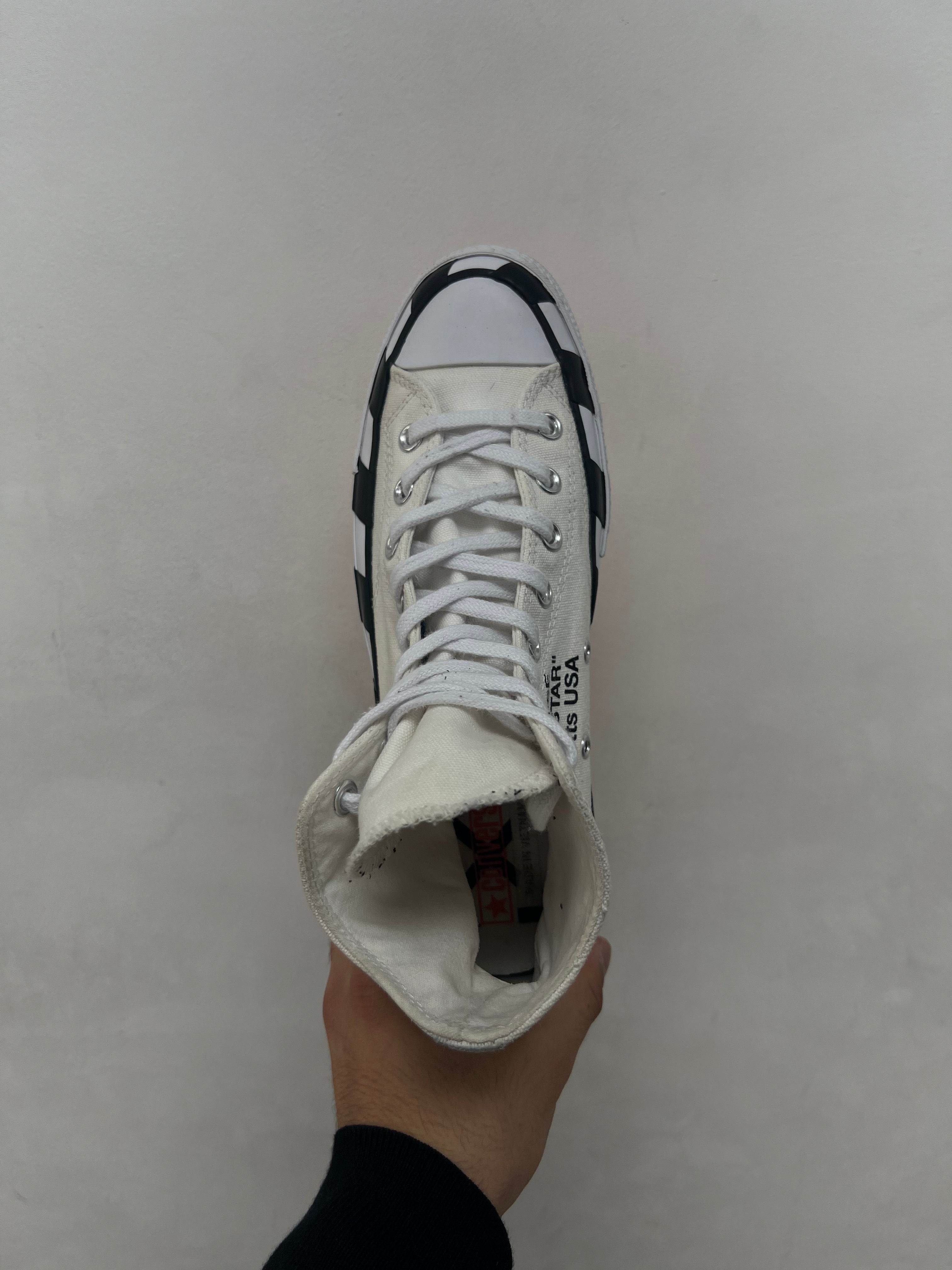 Off White Converse Chuck Hi 70 Sneakers