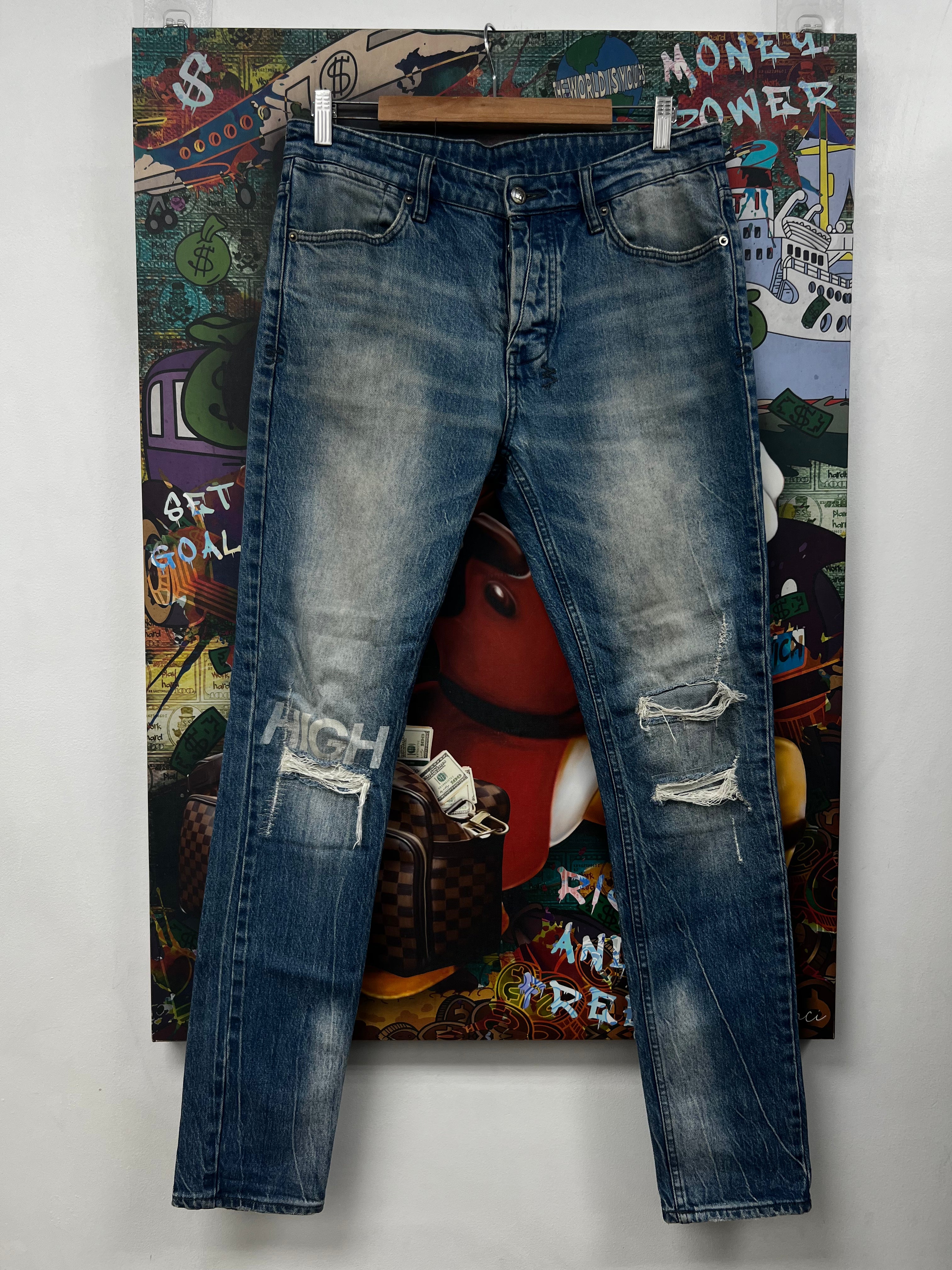 Ksubi Light Wash High Jeans