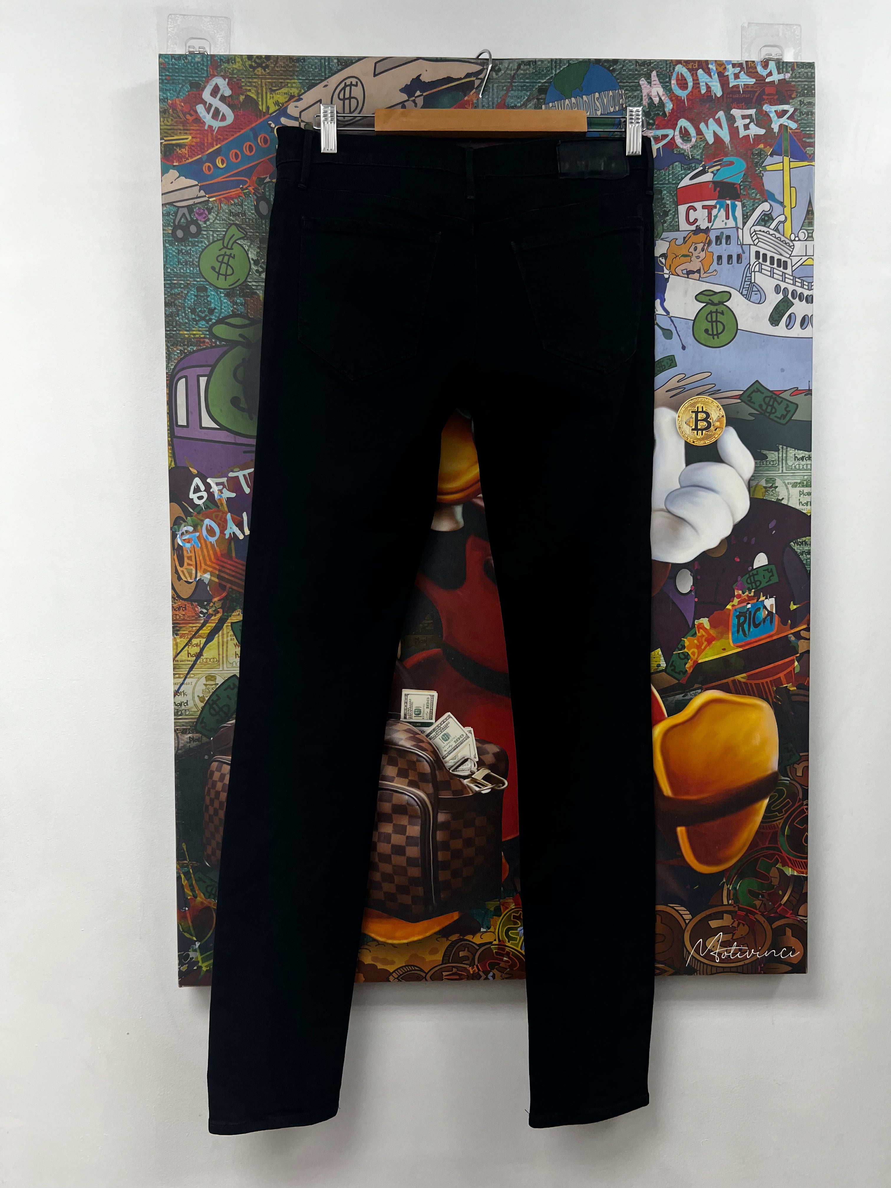 RTA Black American Dream Jeans