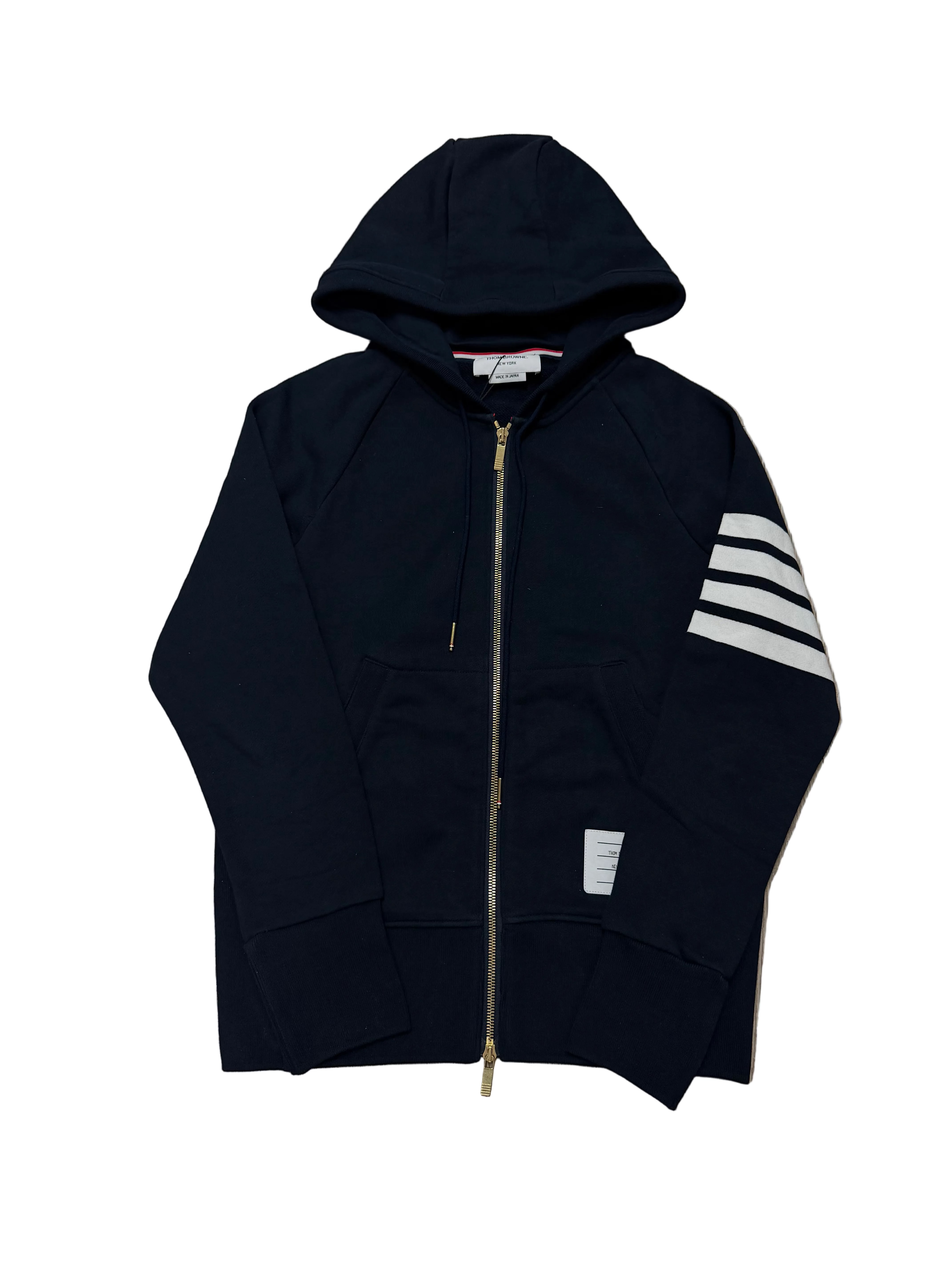 Thom Browne Navy White Bar (00) Hoodie
