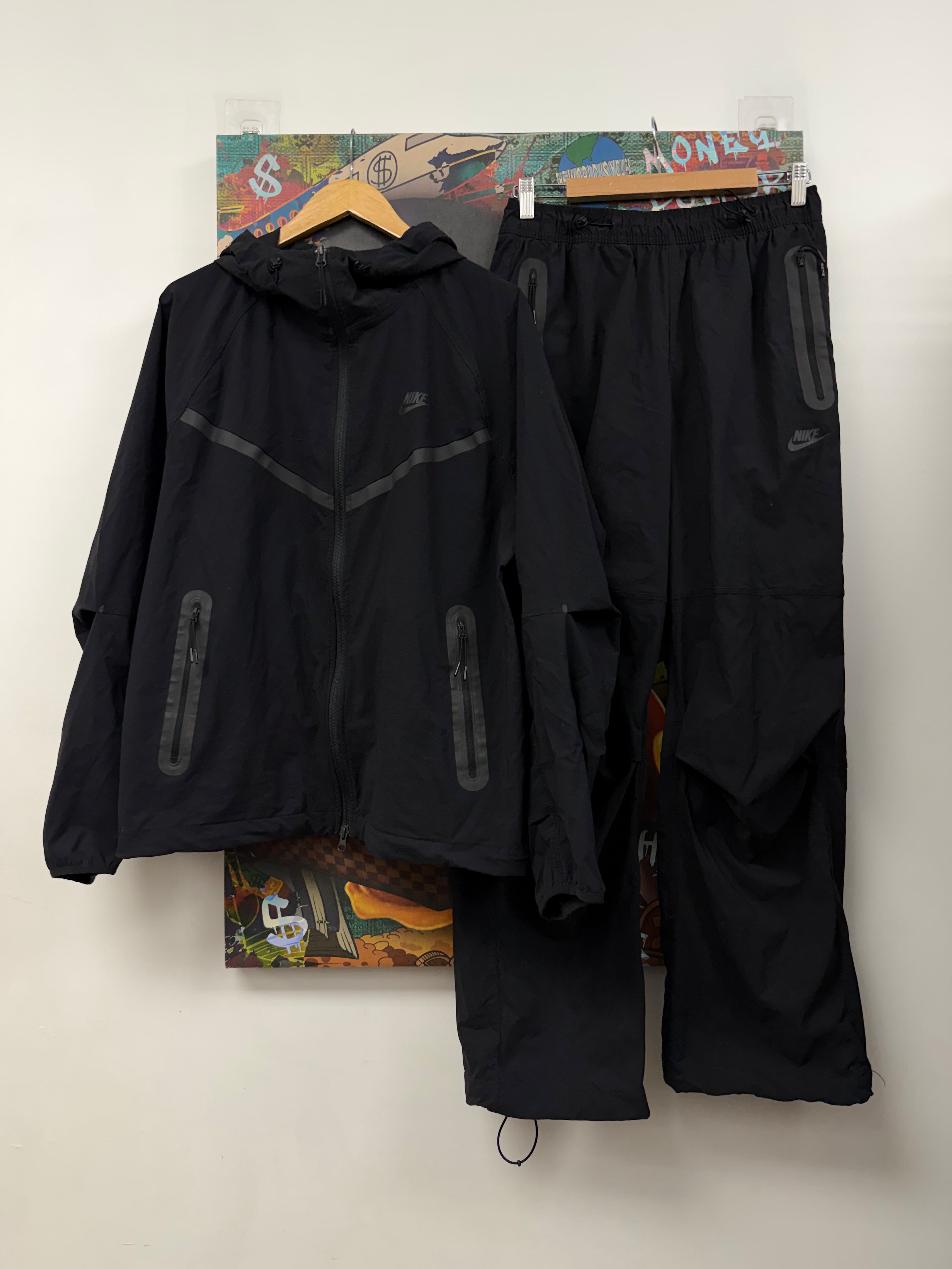 Nike Black Tech Track Suit