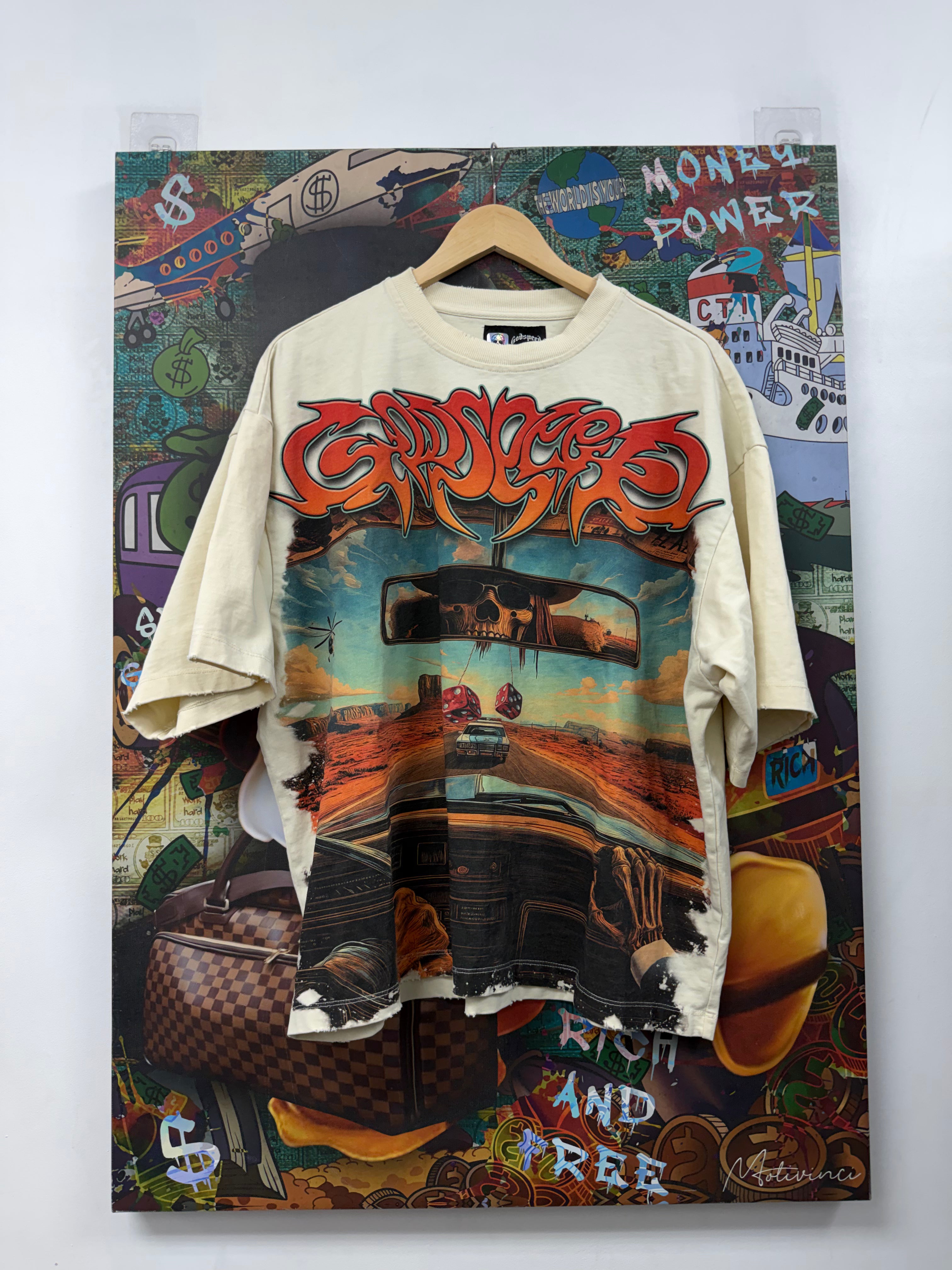 Godspeed Cream On The Run Tee