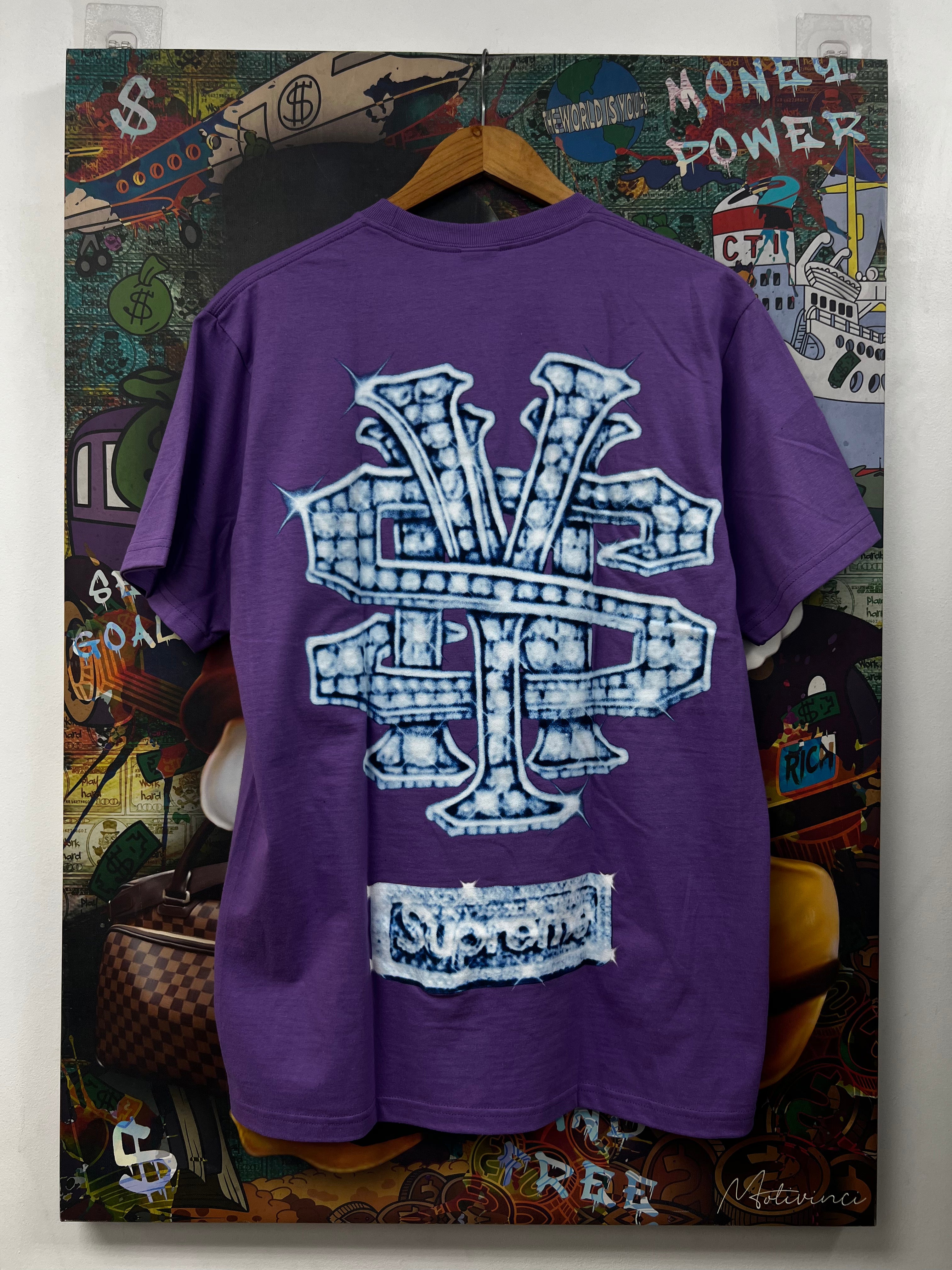 Supreme Purple Snowman Tee