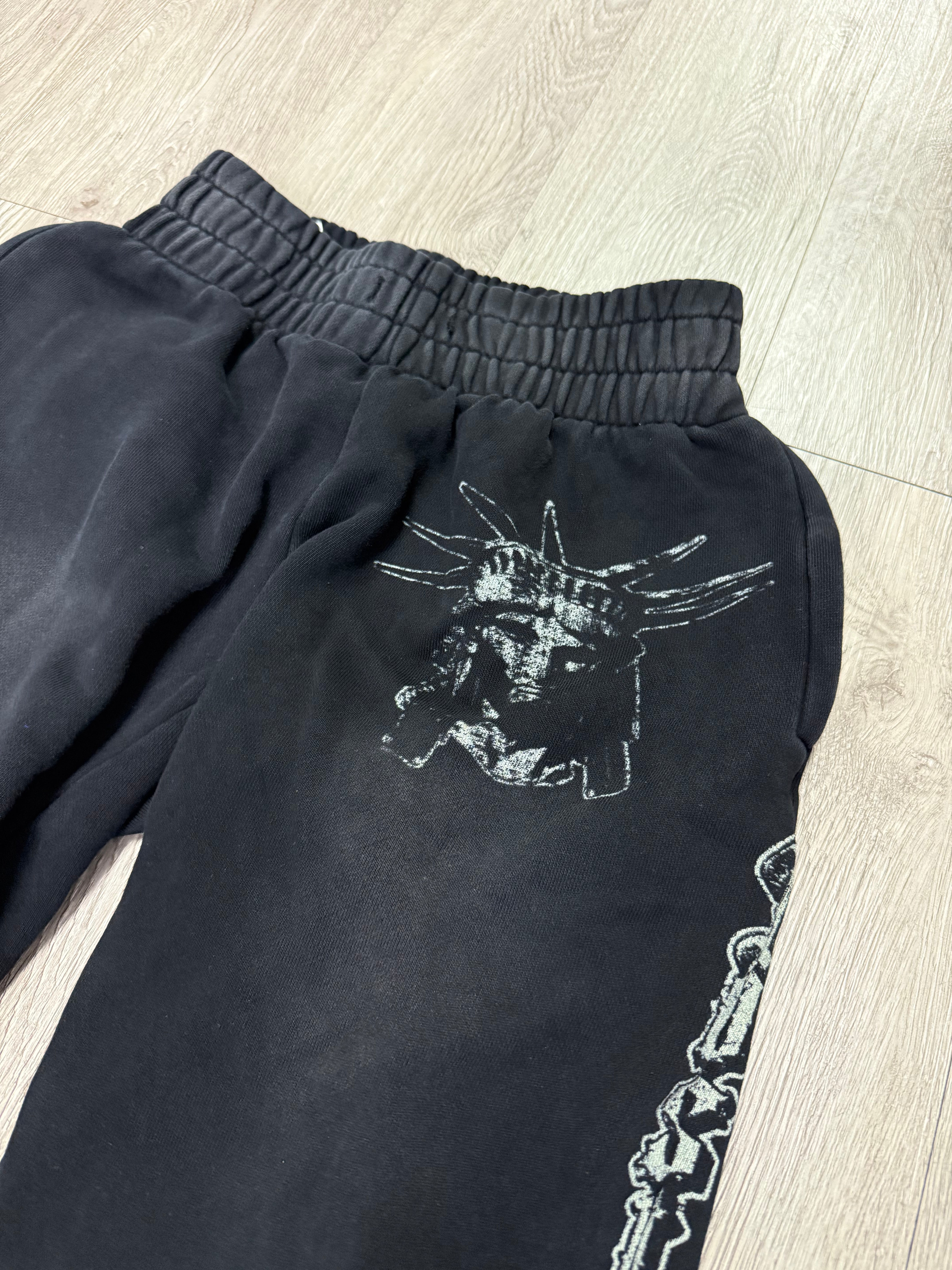 Lost Intricacy Faded Black Sweats