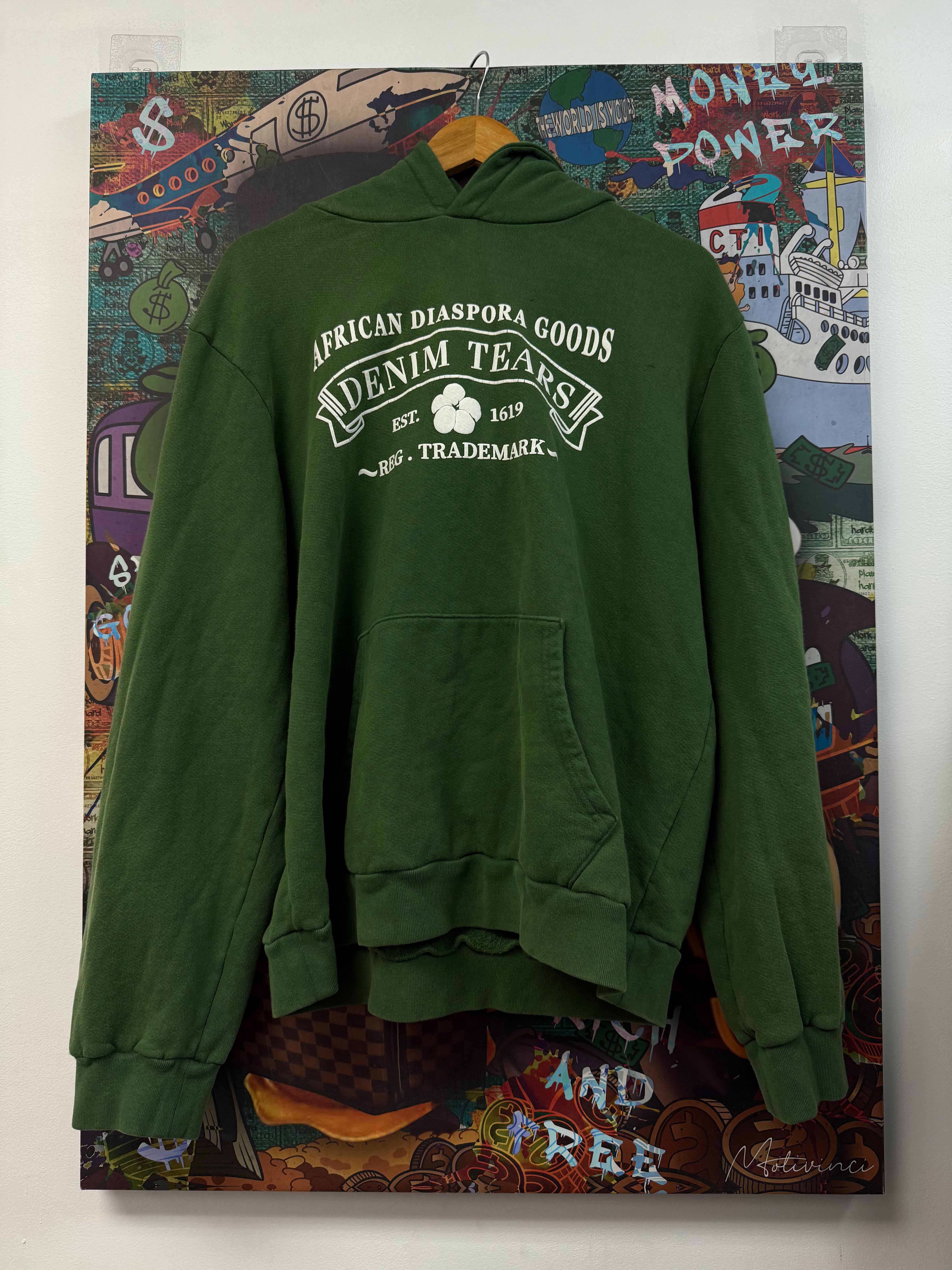 Denim Tears Green ADG Hoodie