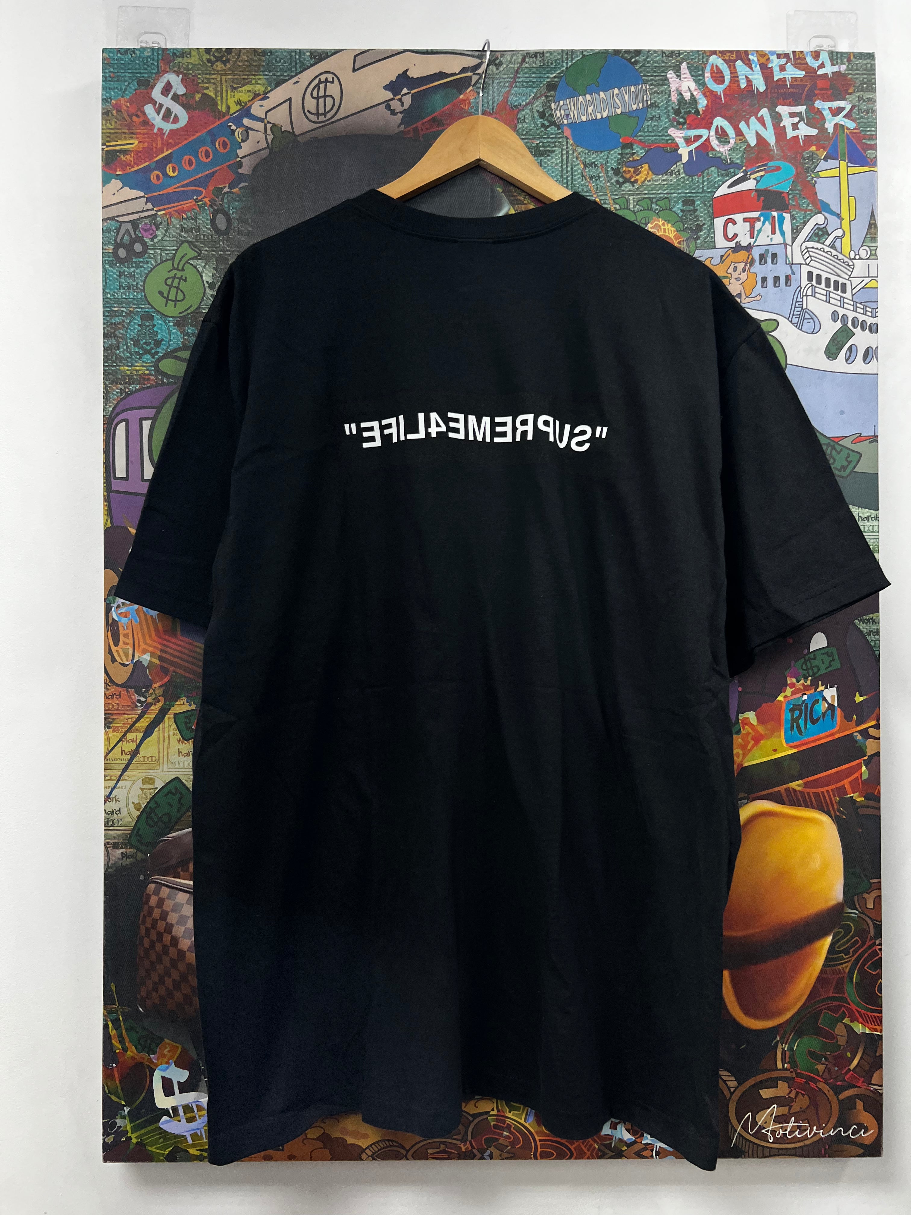 Supreme Black 4 Life Tee