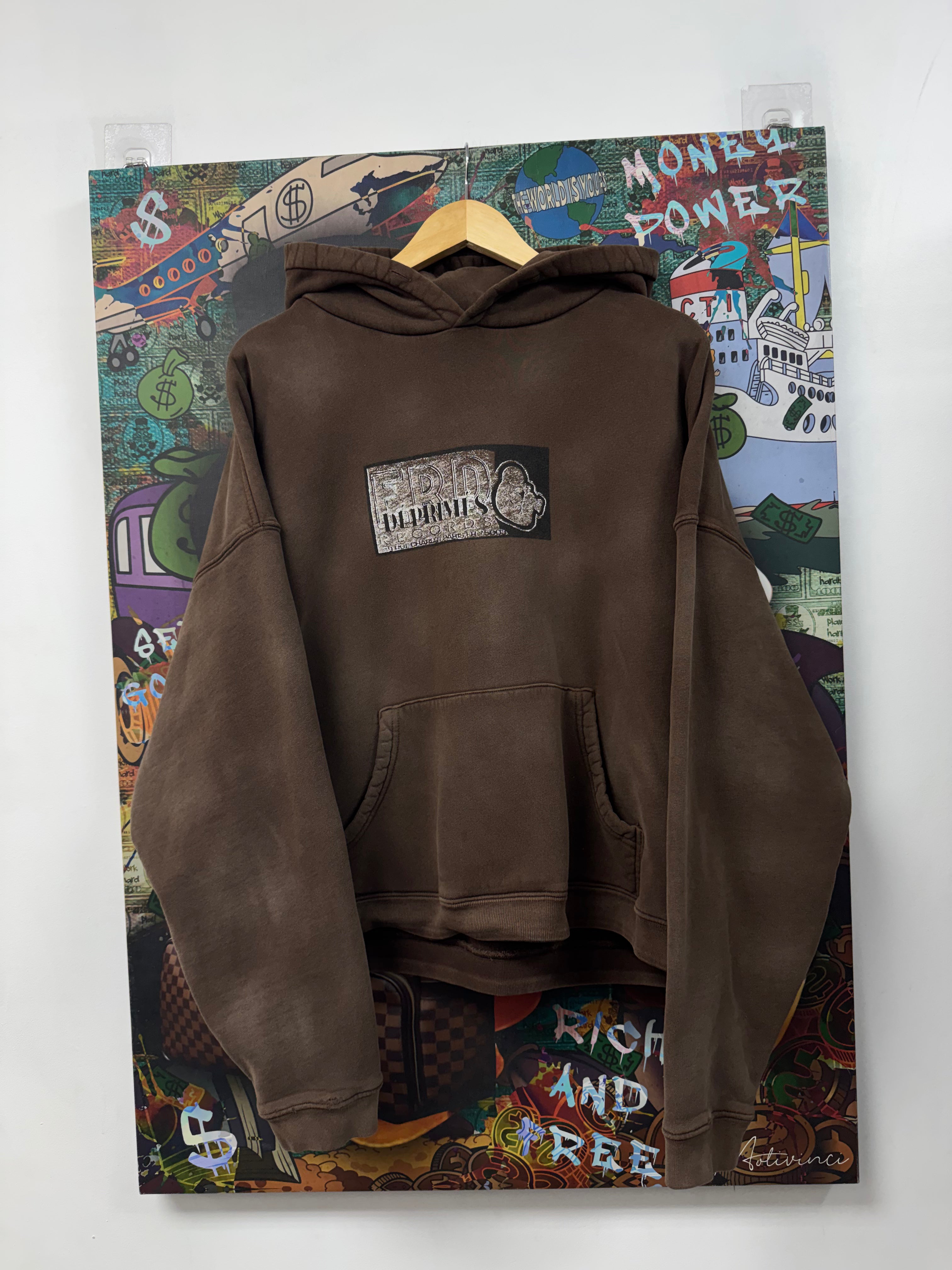 ENFANTS RICHES DÉPRIMÉS Brown Records Hoodie