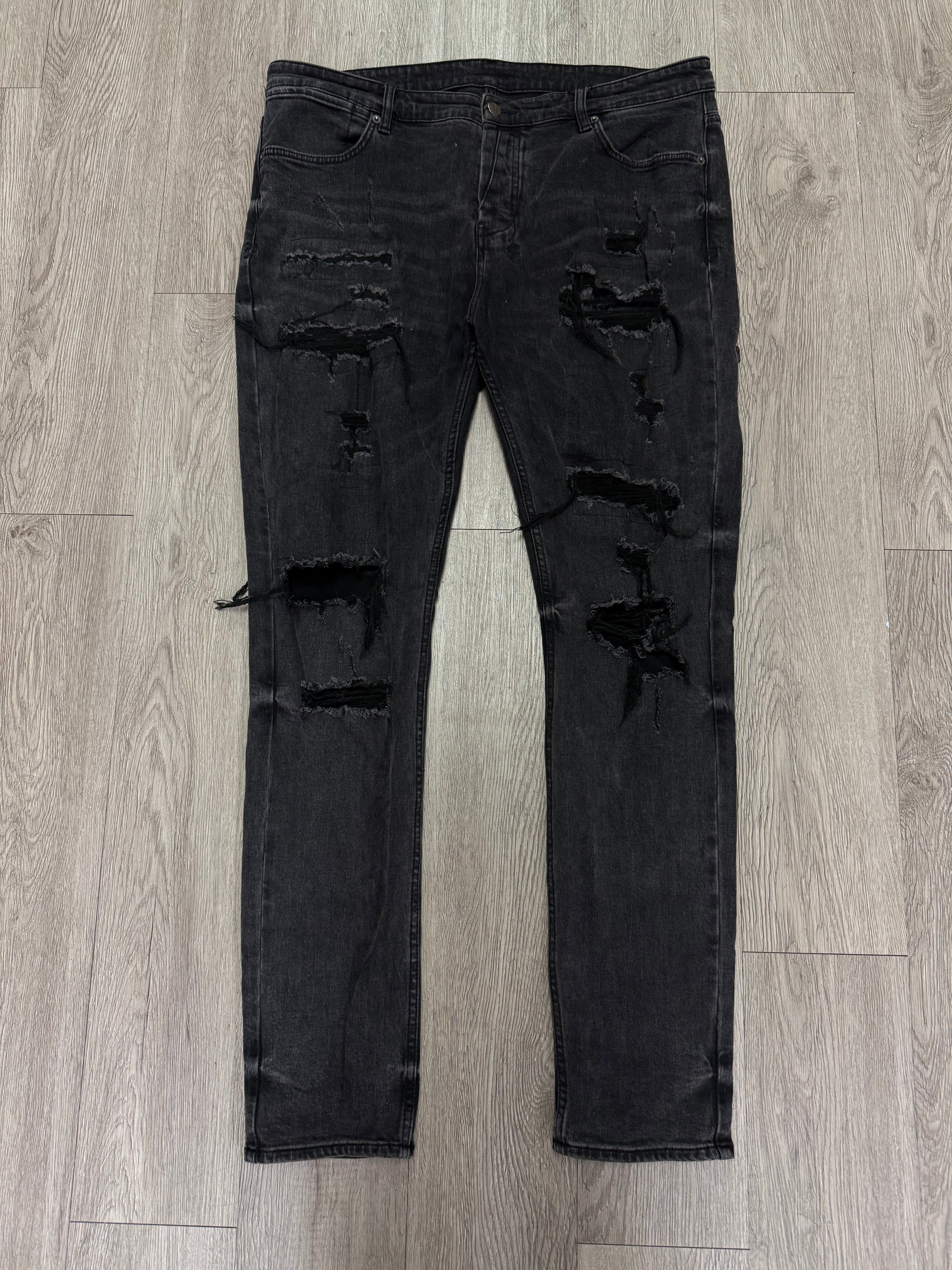 Ksubi Black Distressed Jeans