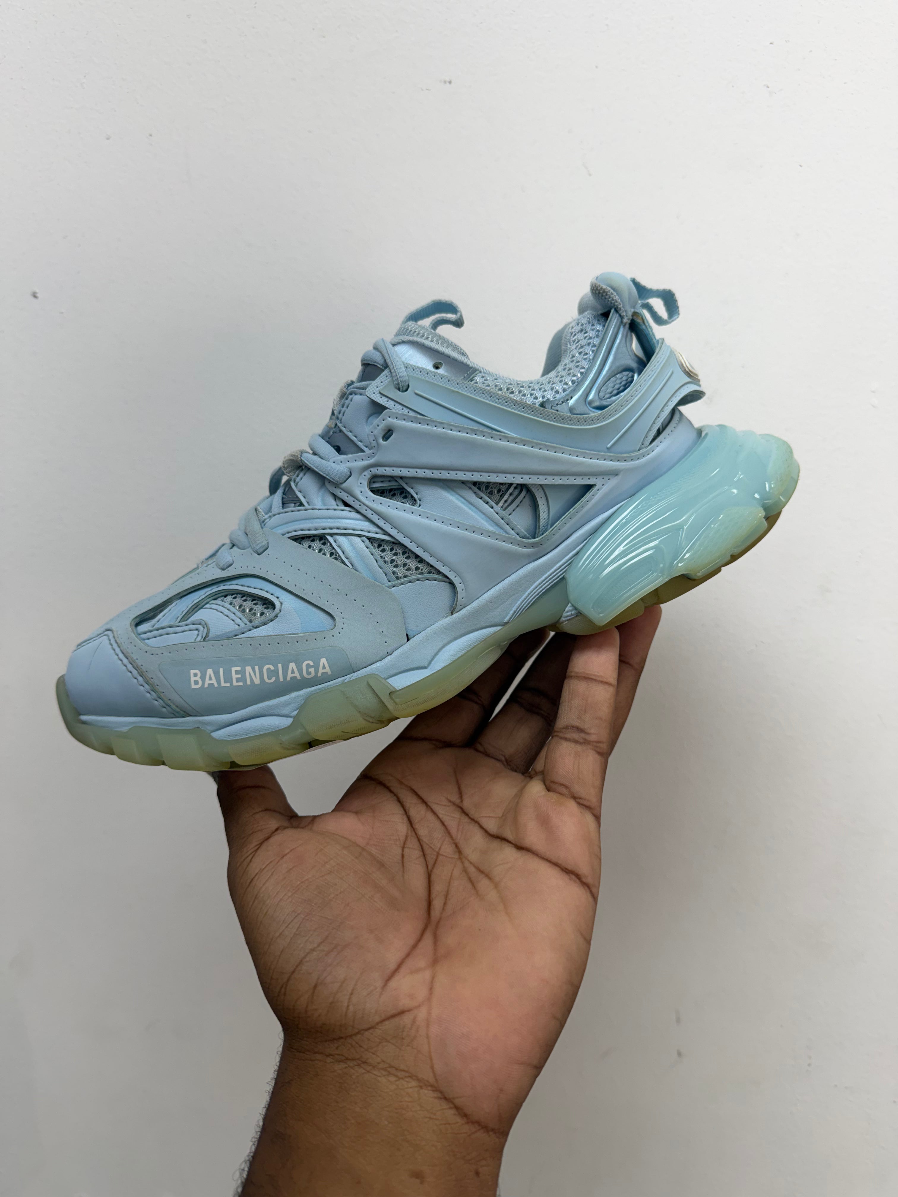 Balenciaga Baby Blue Track Sneakers