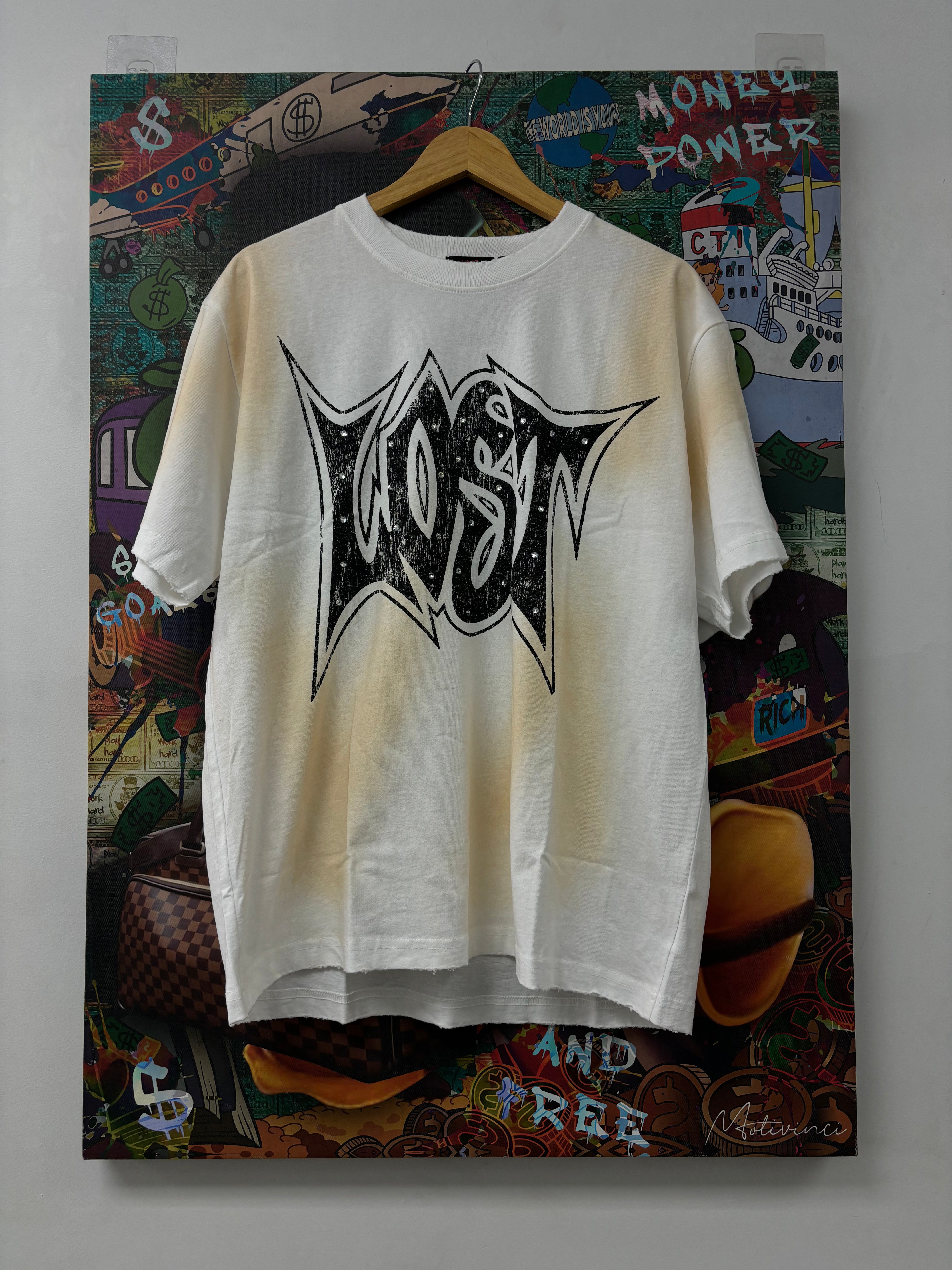 Lost Intricacy White Outline Tee
