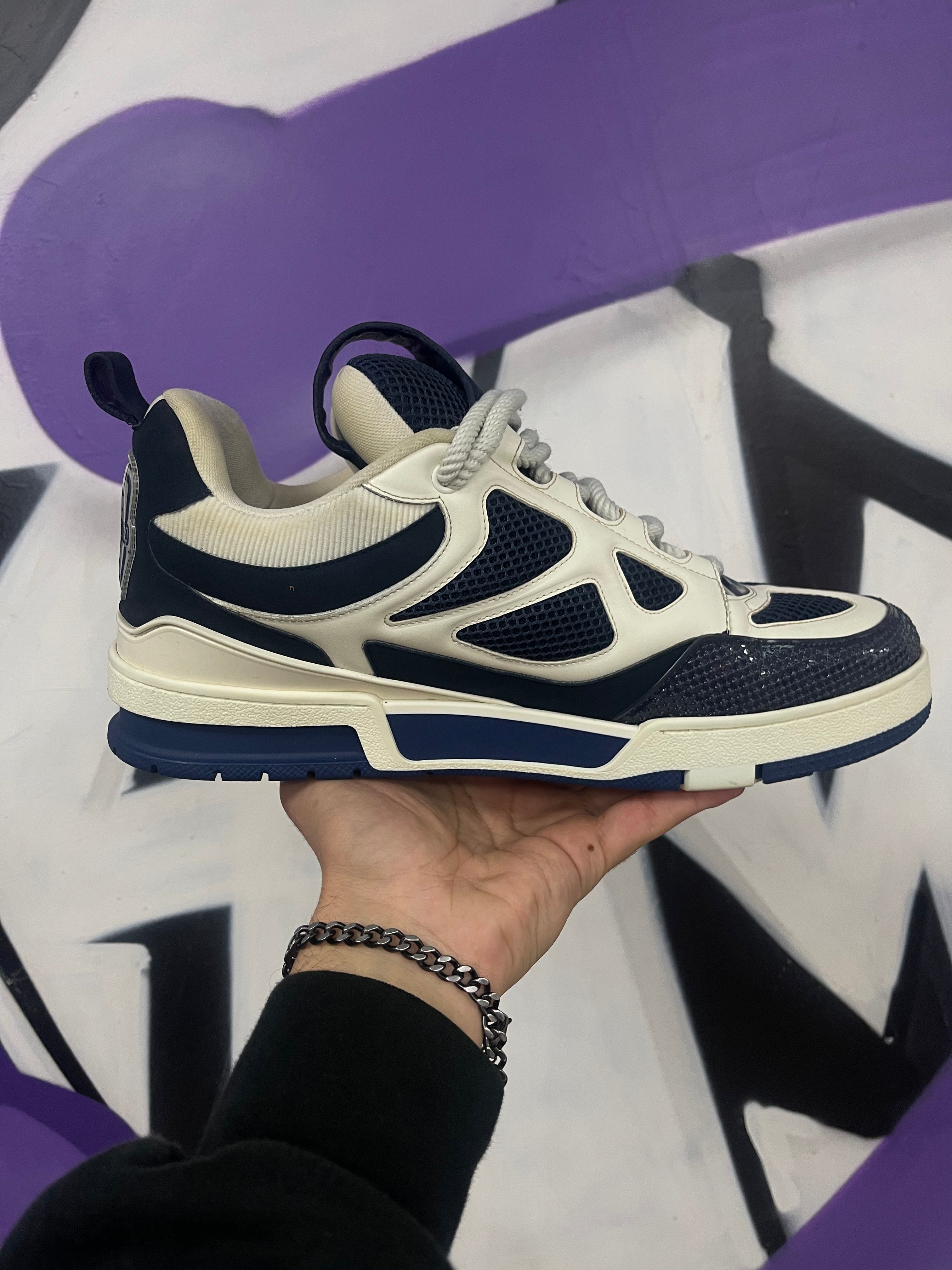 Louis Vuitton Navy Skate Sneakers