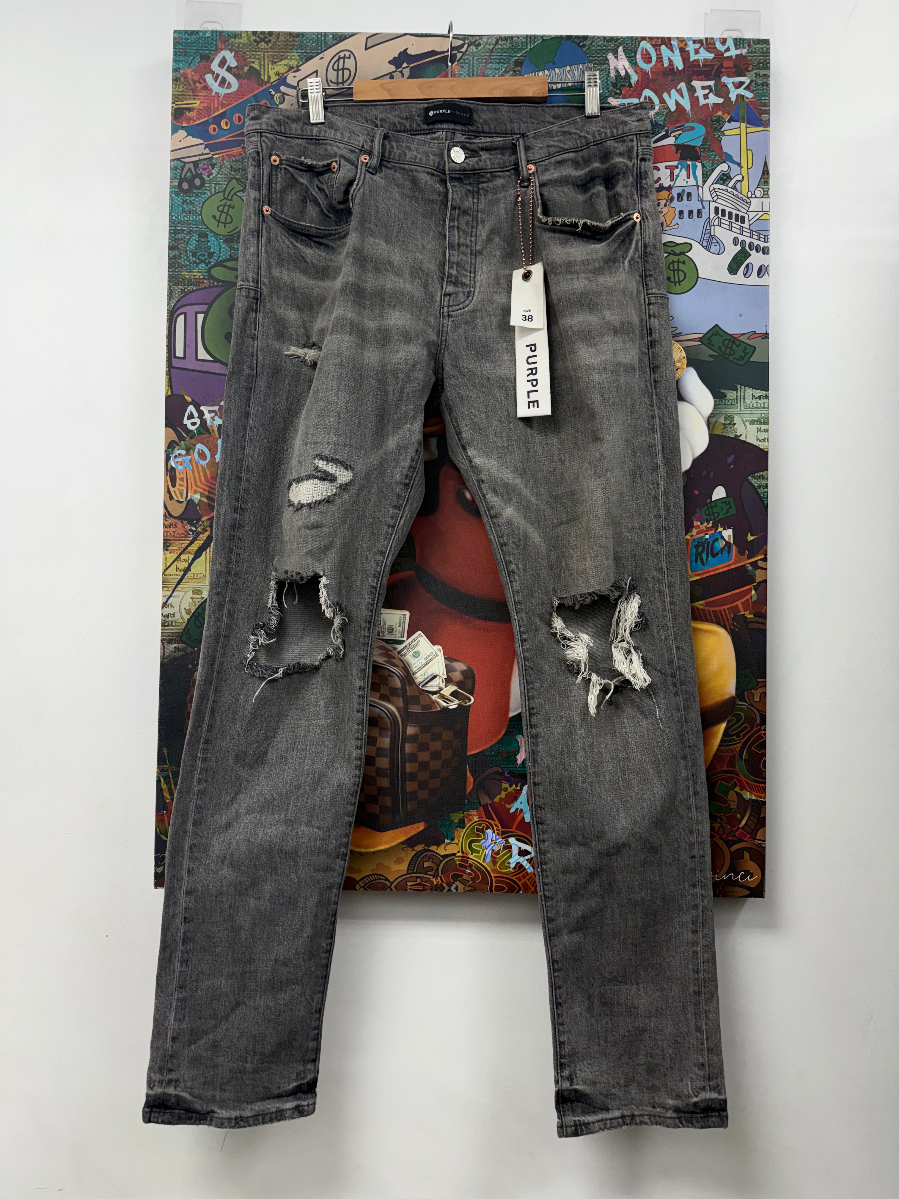 Purple Brand Grey P001 Jeans