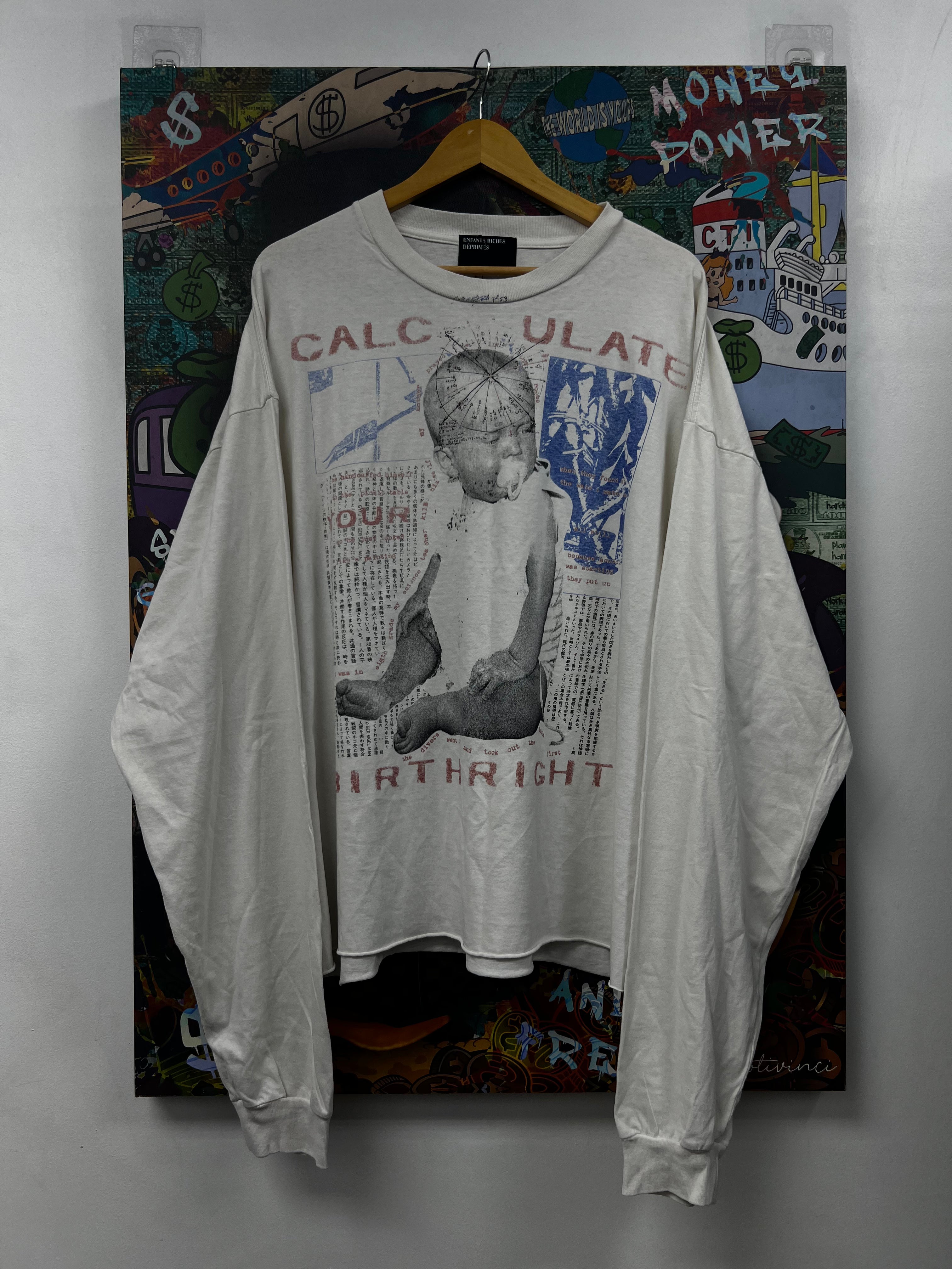 ENFANTS RICHES DÉPRIMÉS Calculate Your Birthright Long Sleeve