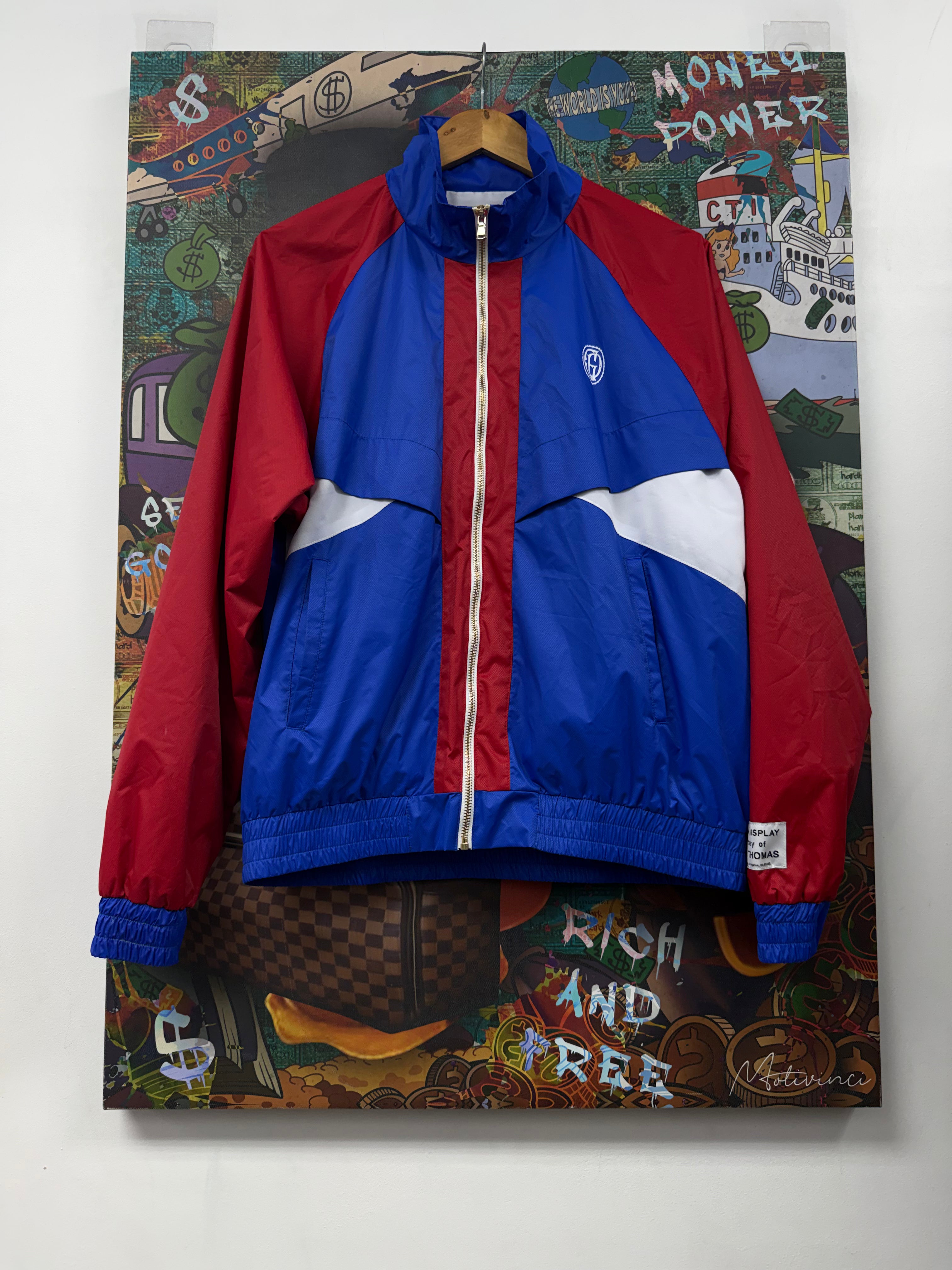 Gallery Dept Red Blue Windbreaker Jacket