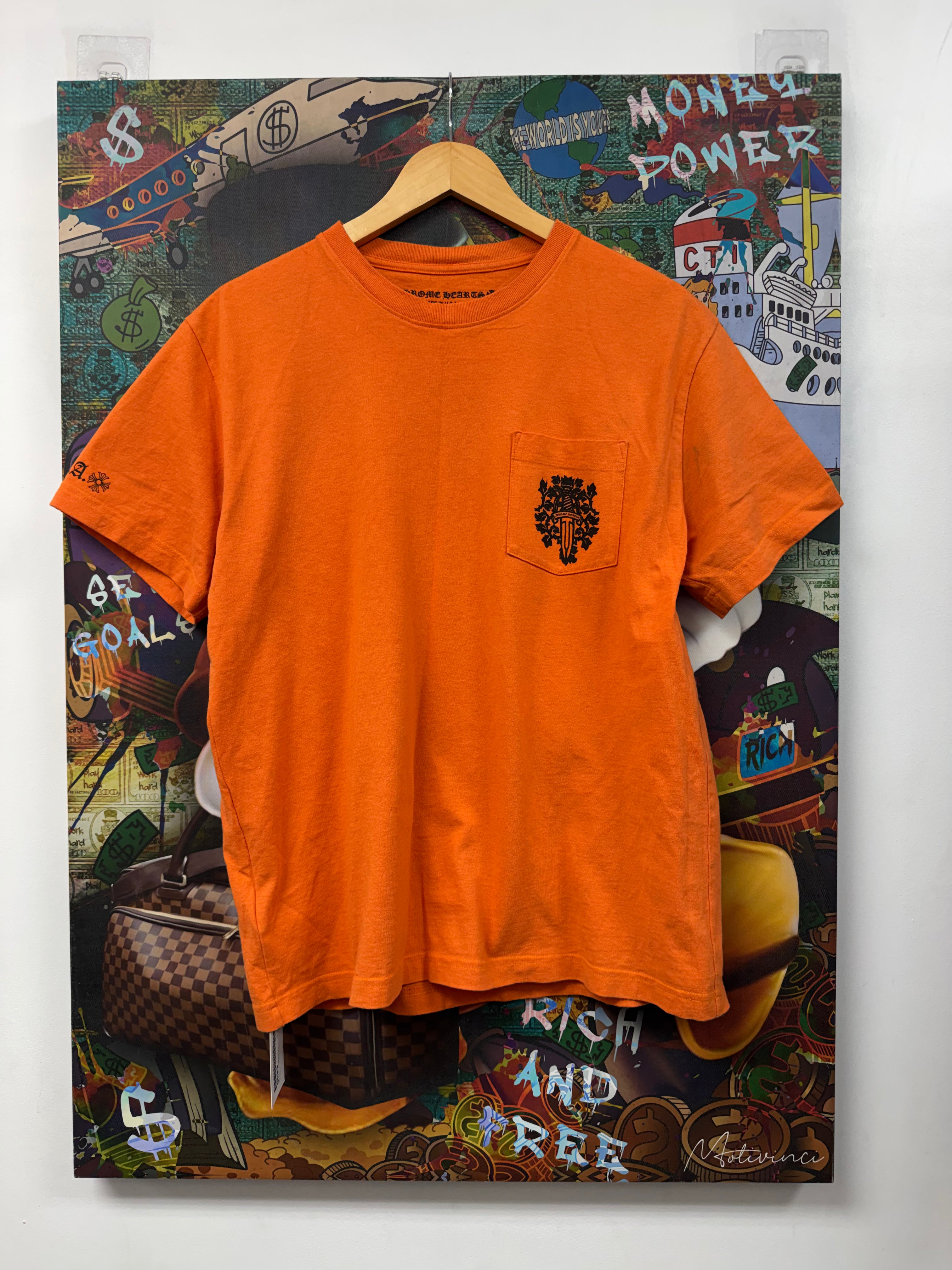 Chrome Hearts Orange Vine Dagger Sunny D Tee