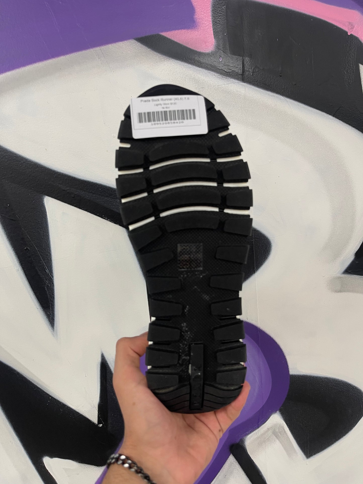 Prada Sock Runner (40.5) Lightly Worn No Box