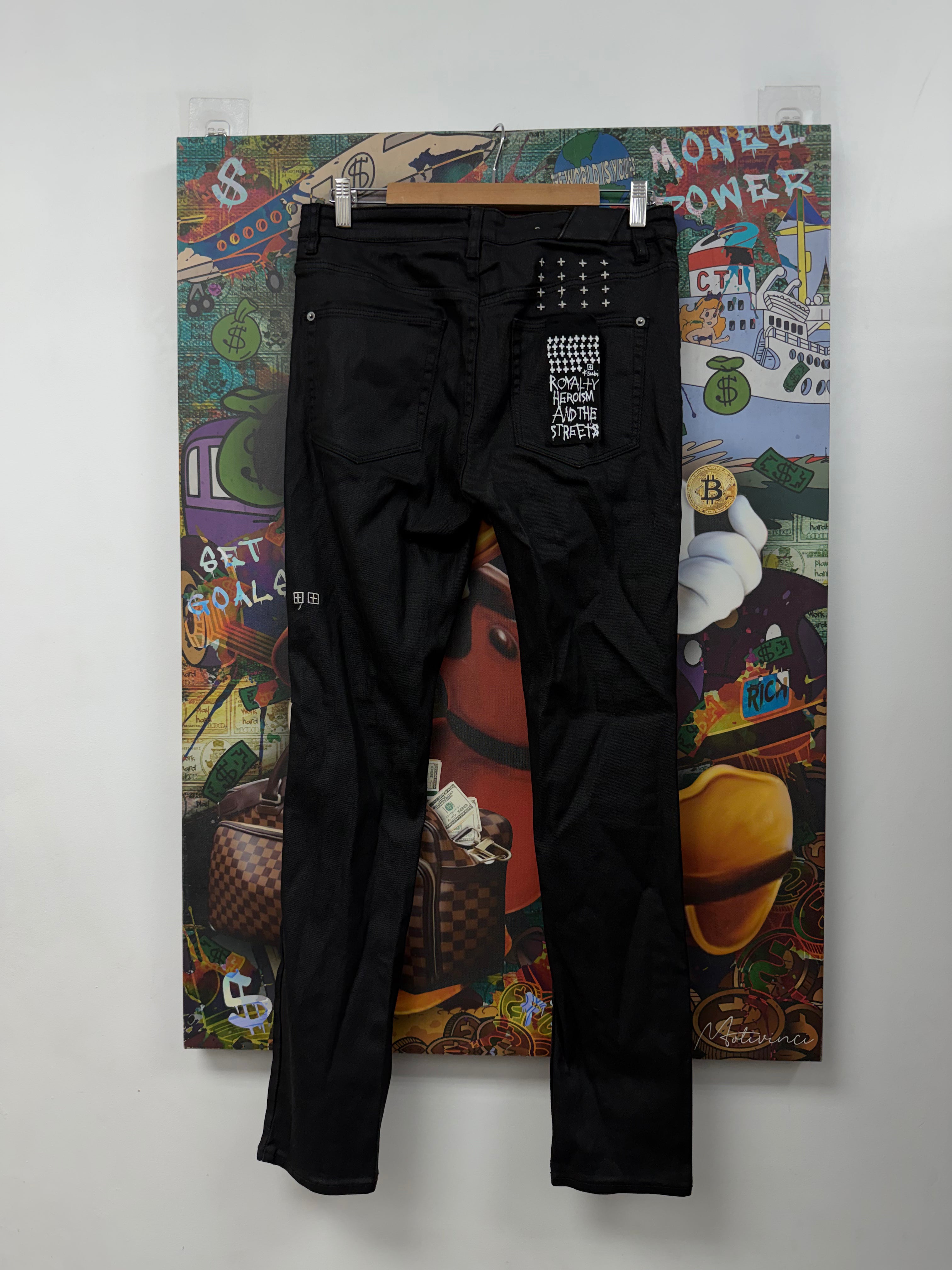 Ksubi Black Wax Jeans