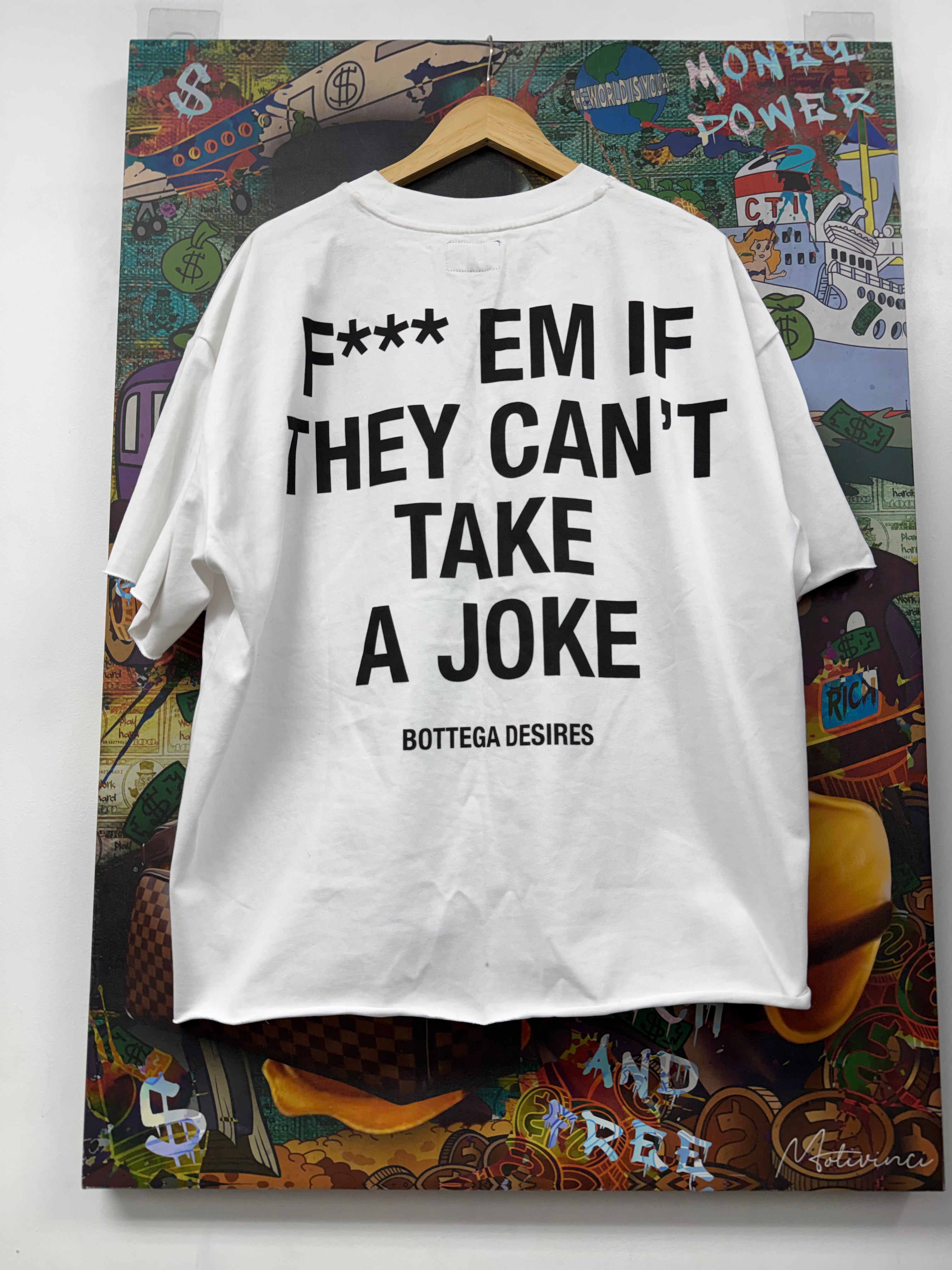 Bottega Desires White F*ck Em Tee