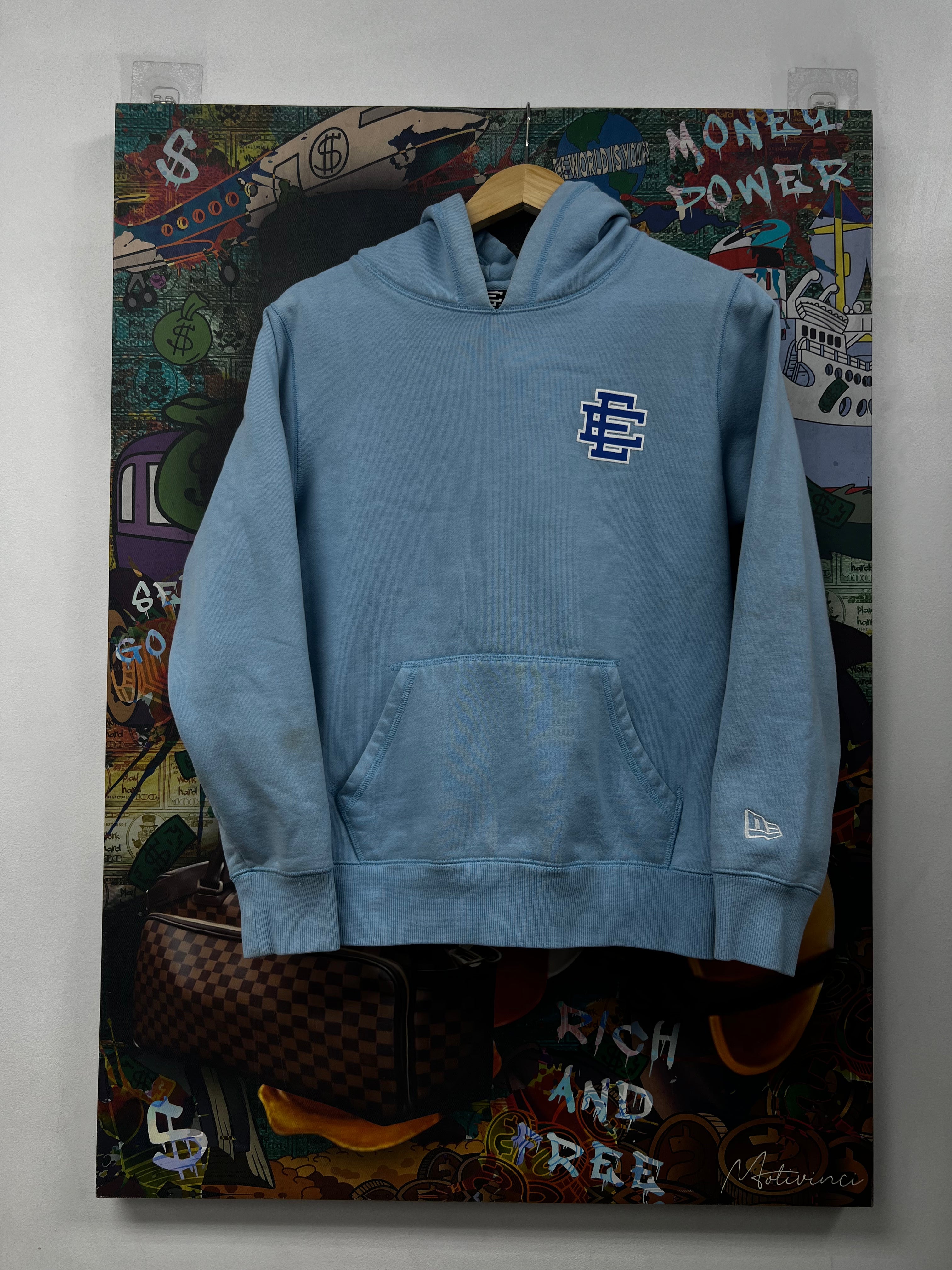 Eric Emanuel Baby Blue Atlanta Hoodie