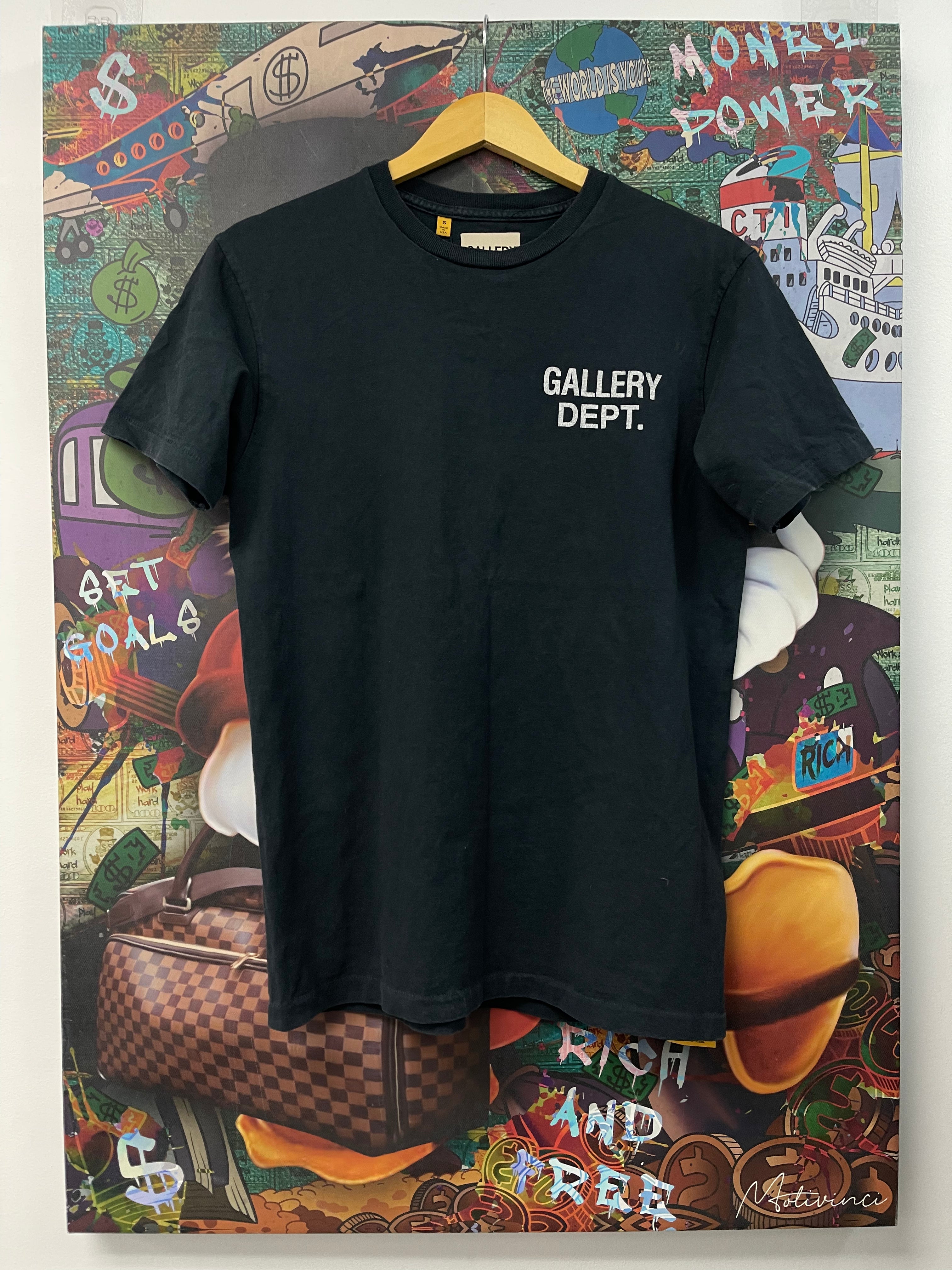Gallery Dept Navy White Souvenir Tee