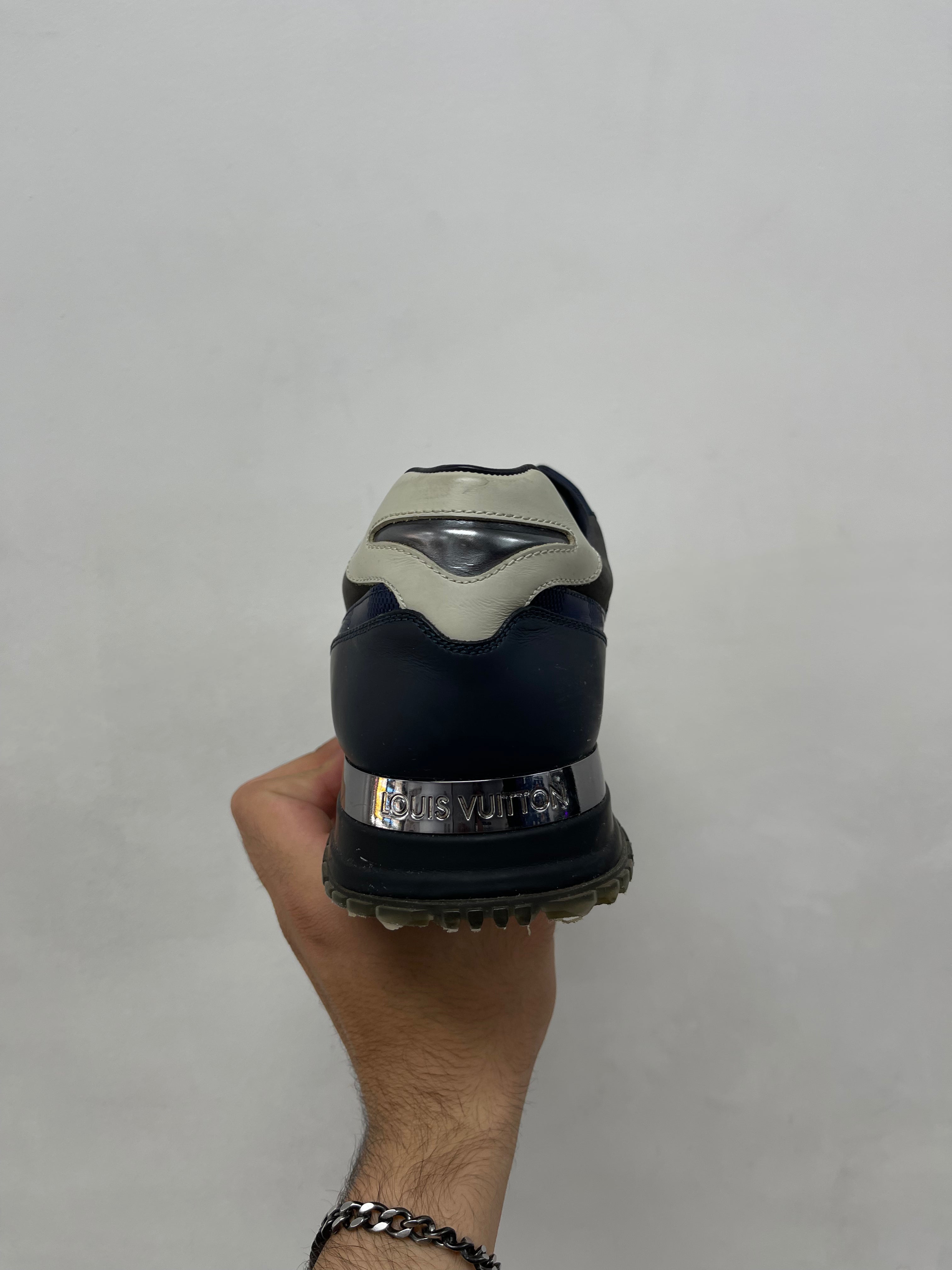 Louis Vuitton Navy Damier Runaway Sneakers