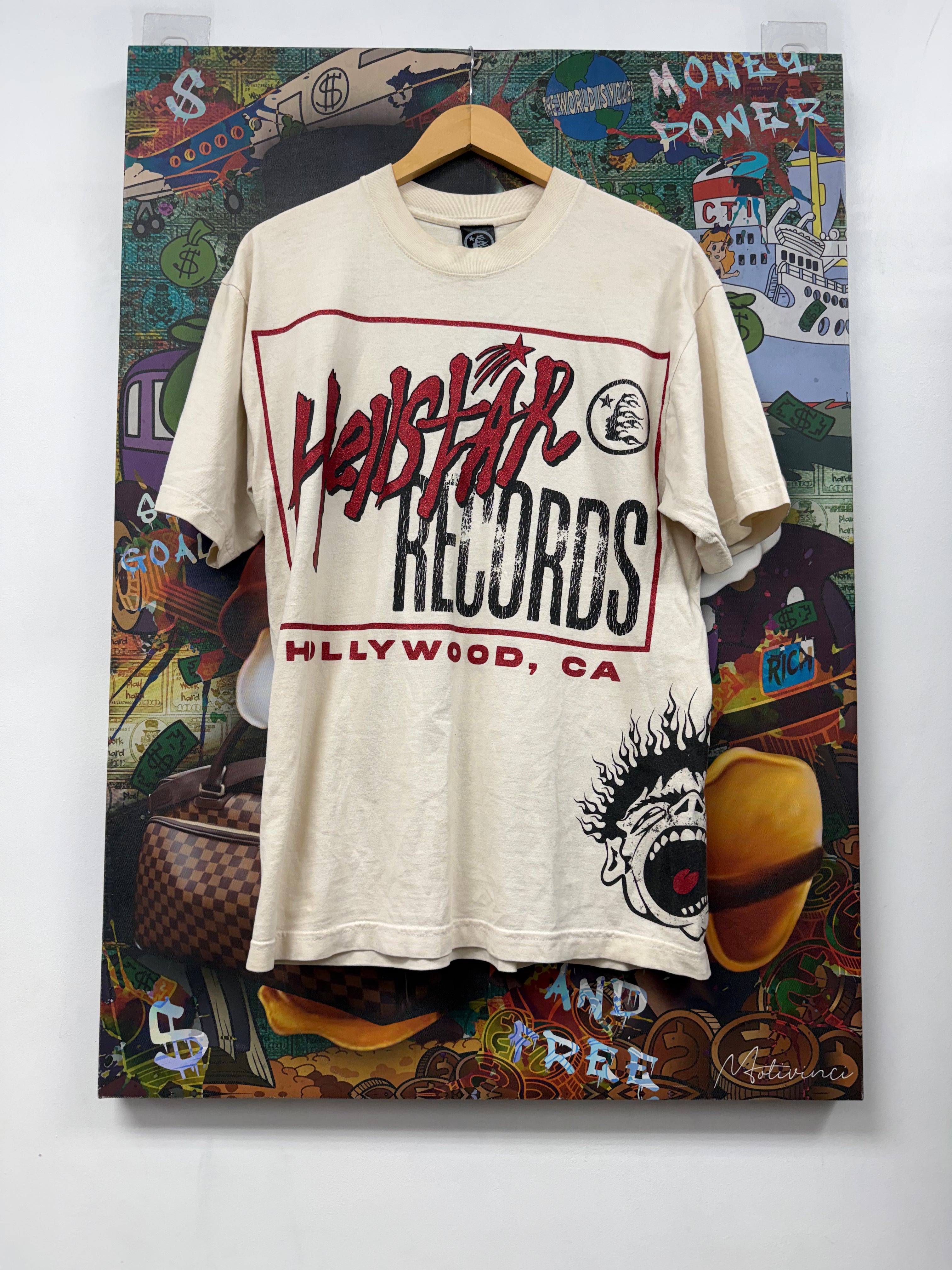 Hellstar Cream Records Tee