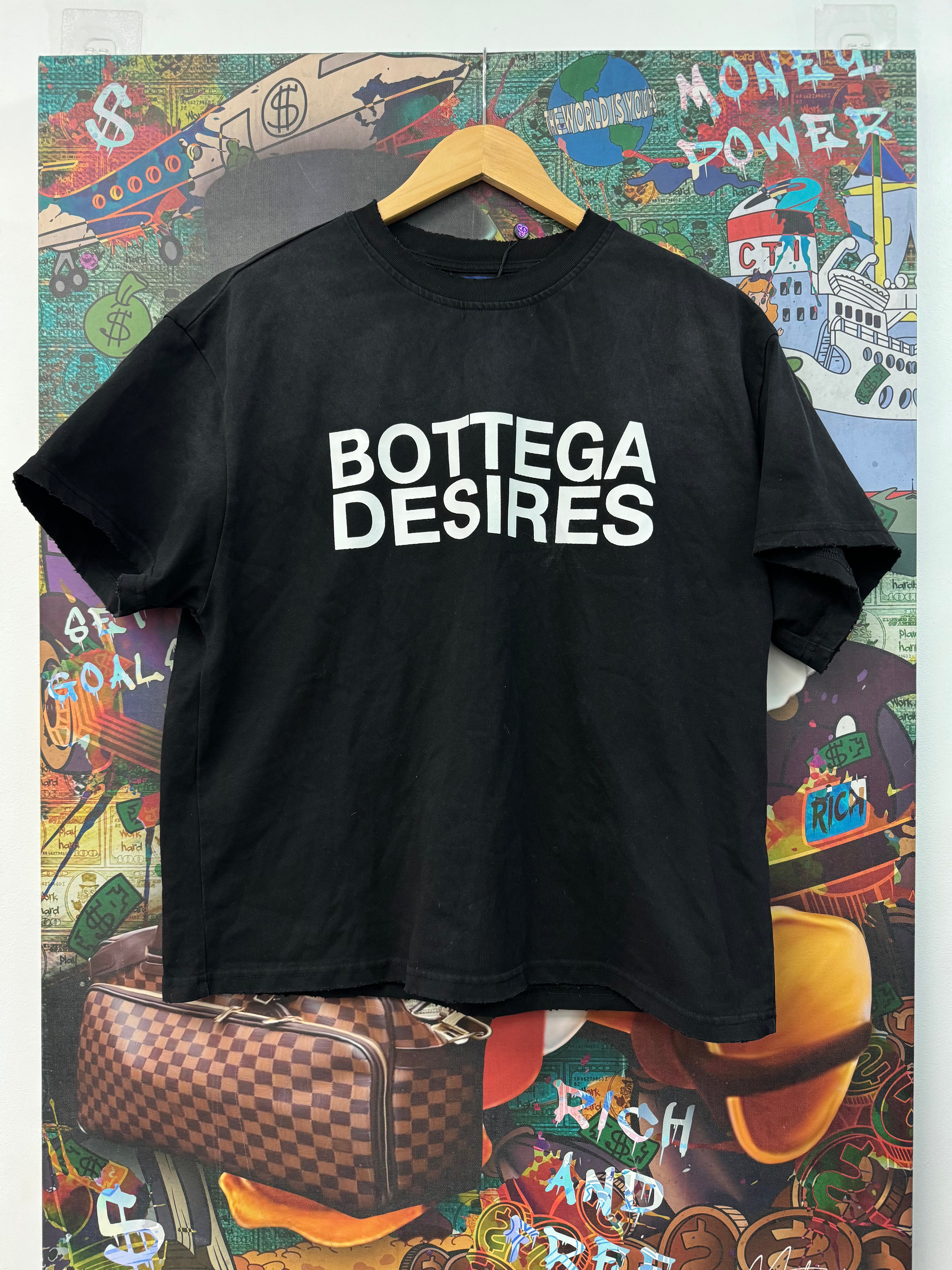 Bottega Desires Black Wash Souvenir Tee