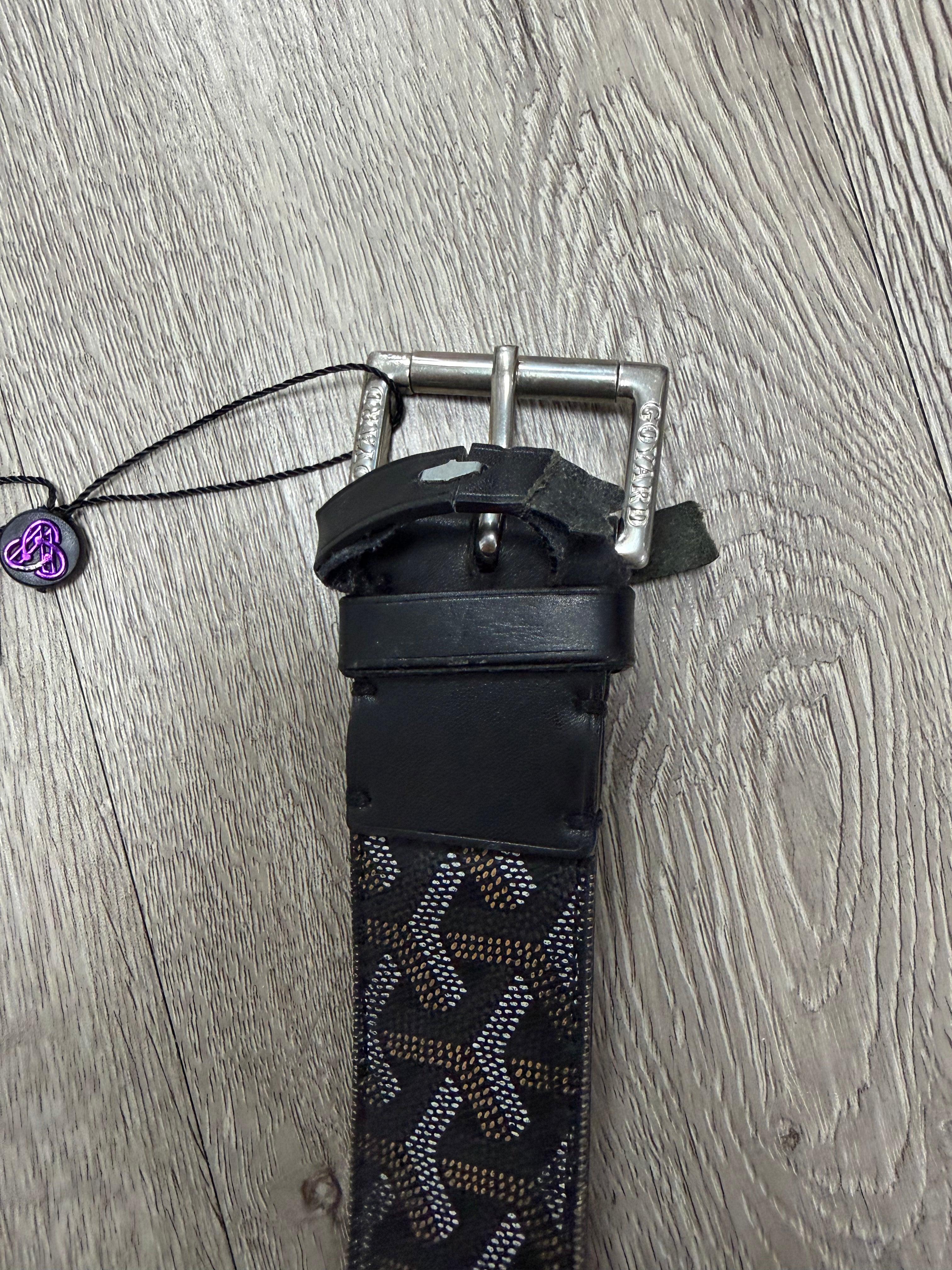 Goyard Black Goyardline Florida Belt