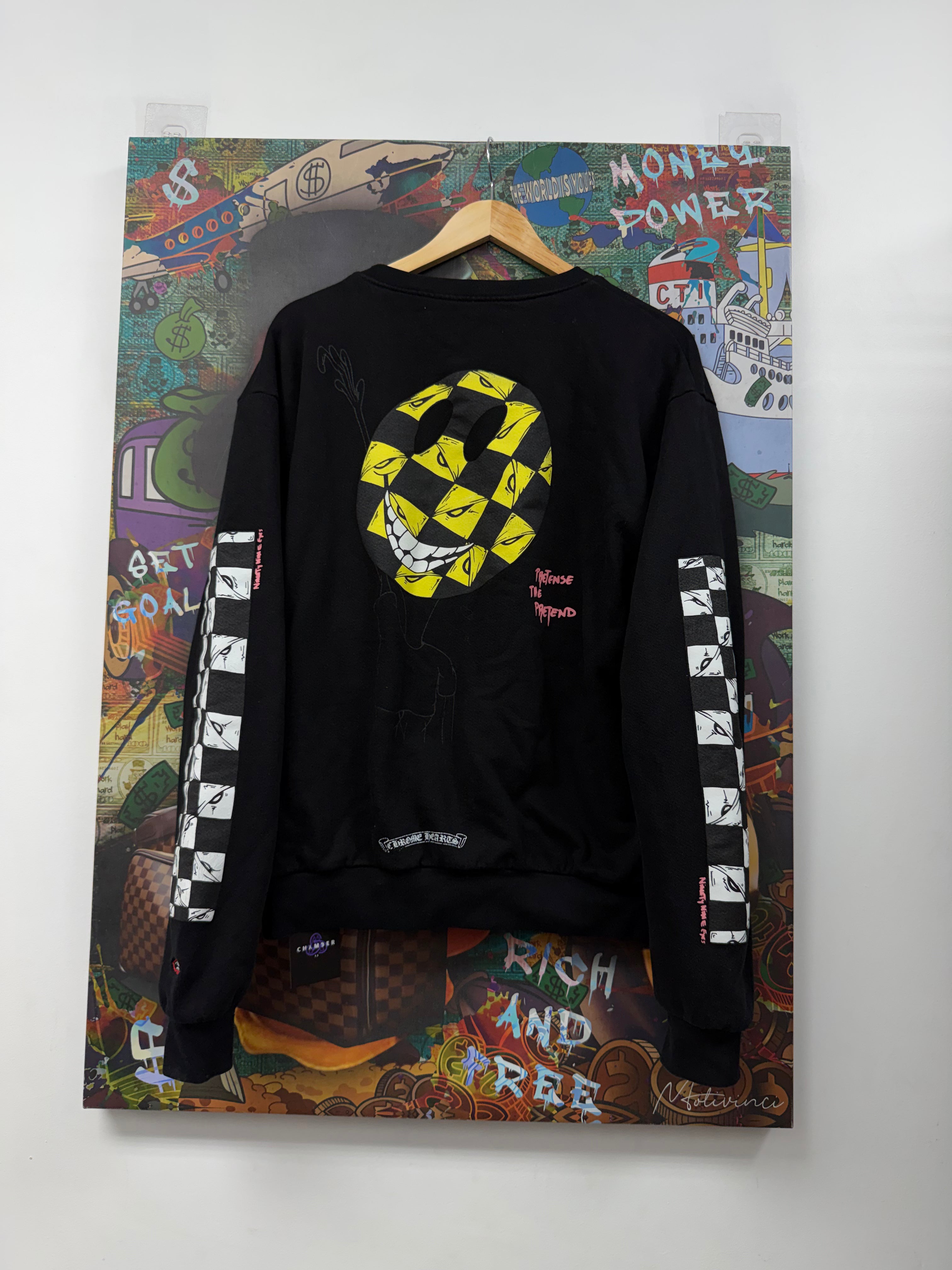 Chrome Hearts Matty Boy 99 Eyes Pretense Thermal Lined Crewneck