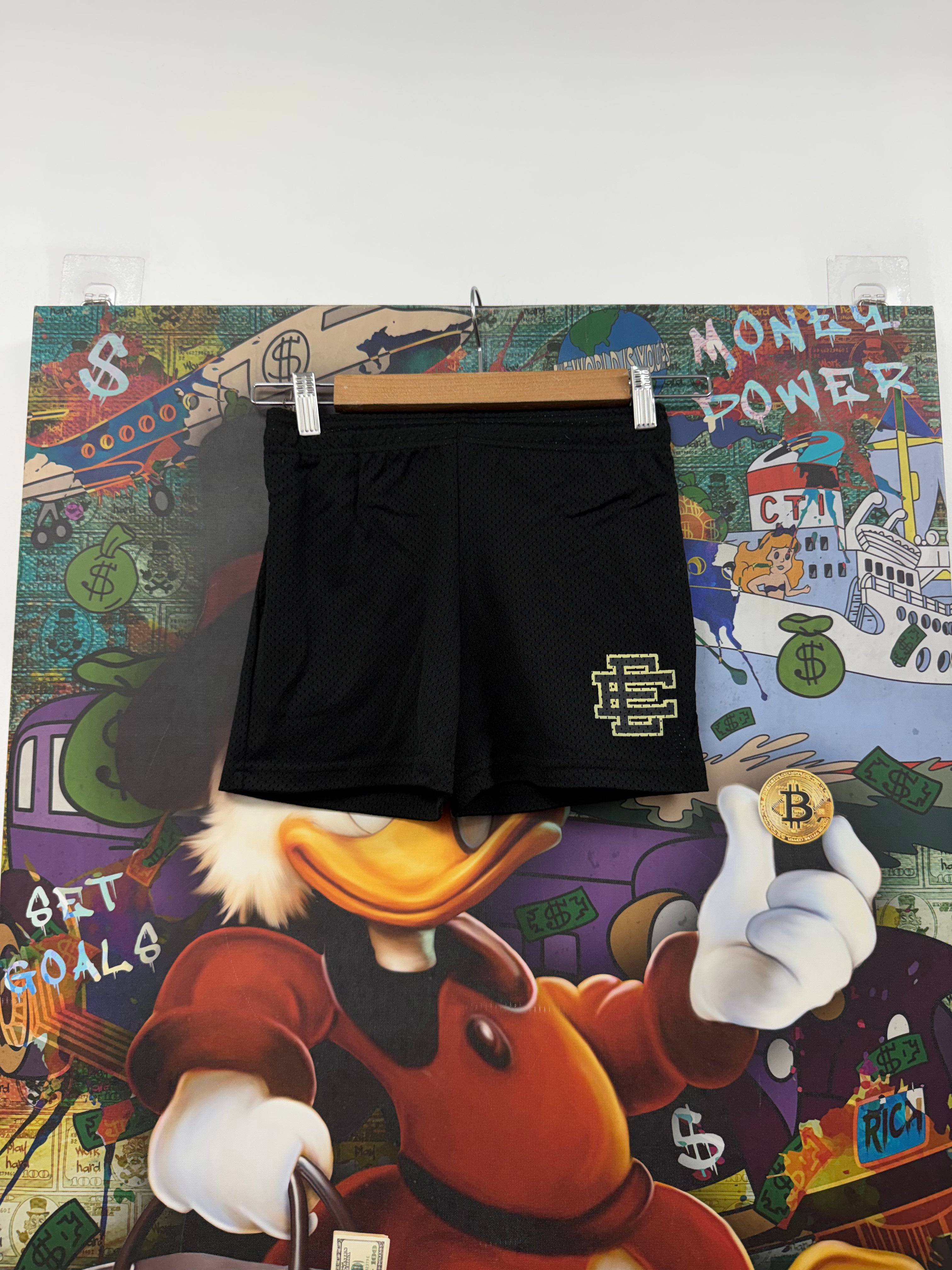 Eric Emanuel Black Cream (Kid's) Shorts